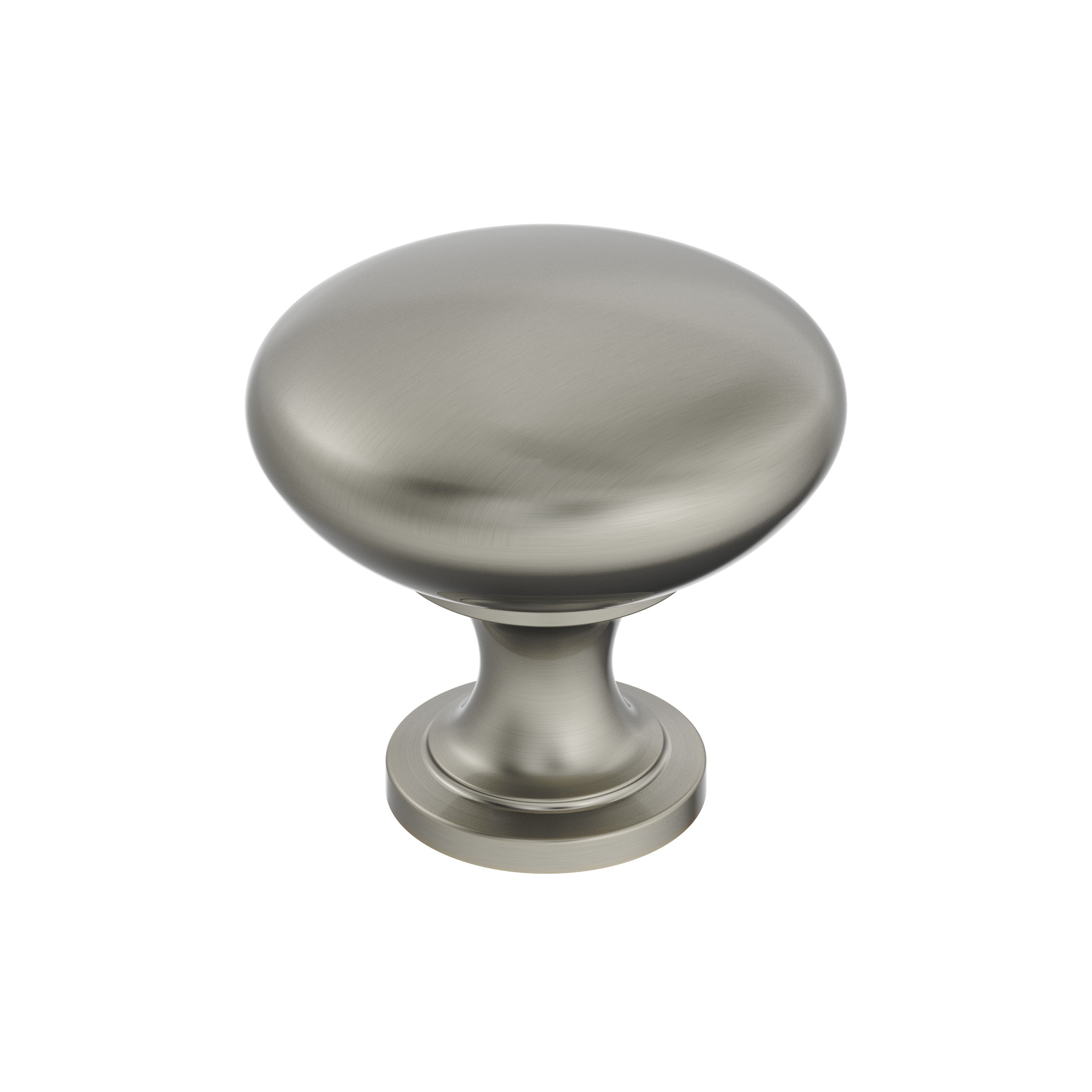 Edona 1-1/4 inch (32mm) Diameter Antique Silver Cabinet Knob