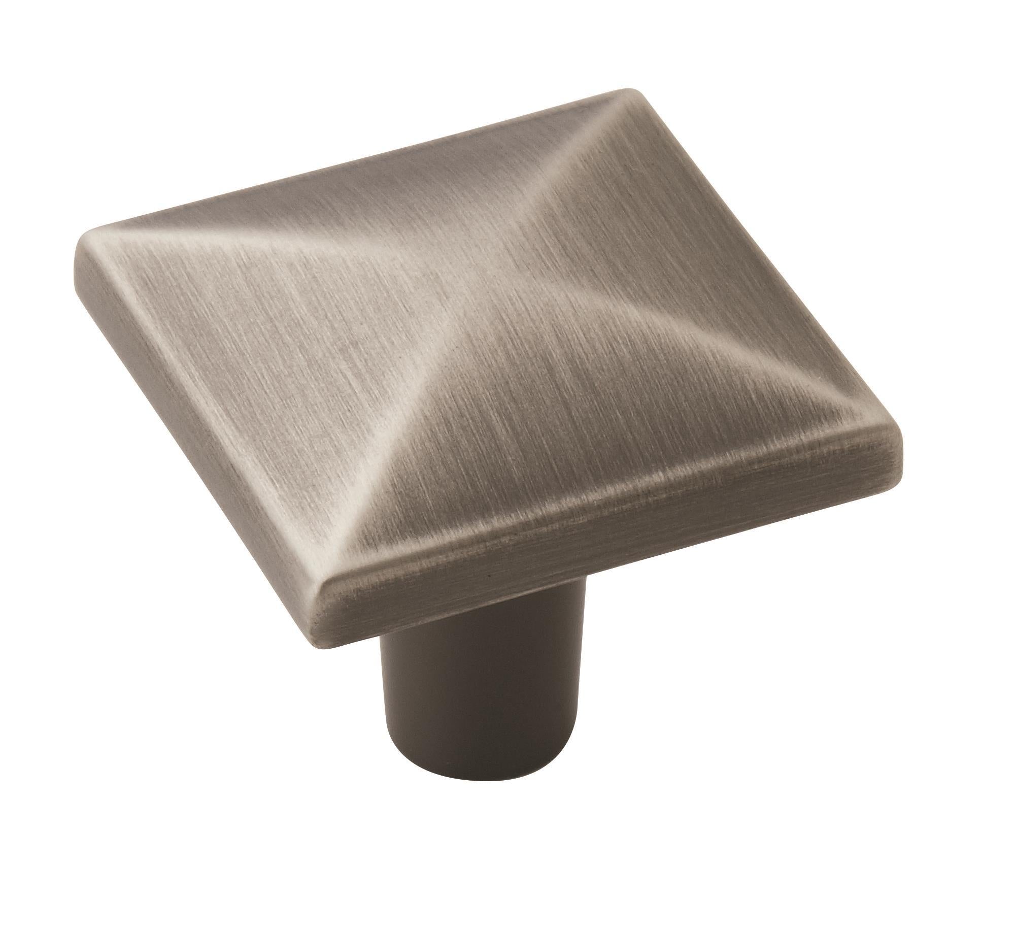 Extensity 1-1/8 inch (29mm) Length Antique Silver Cabinet Knob