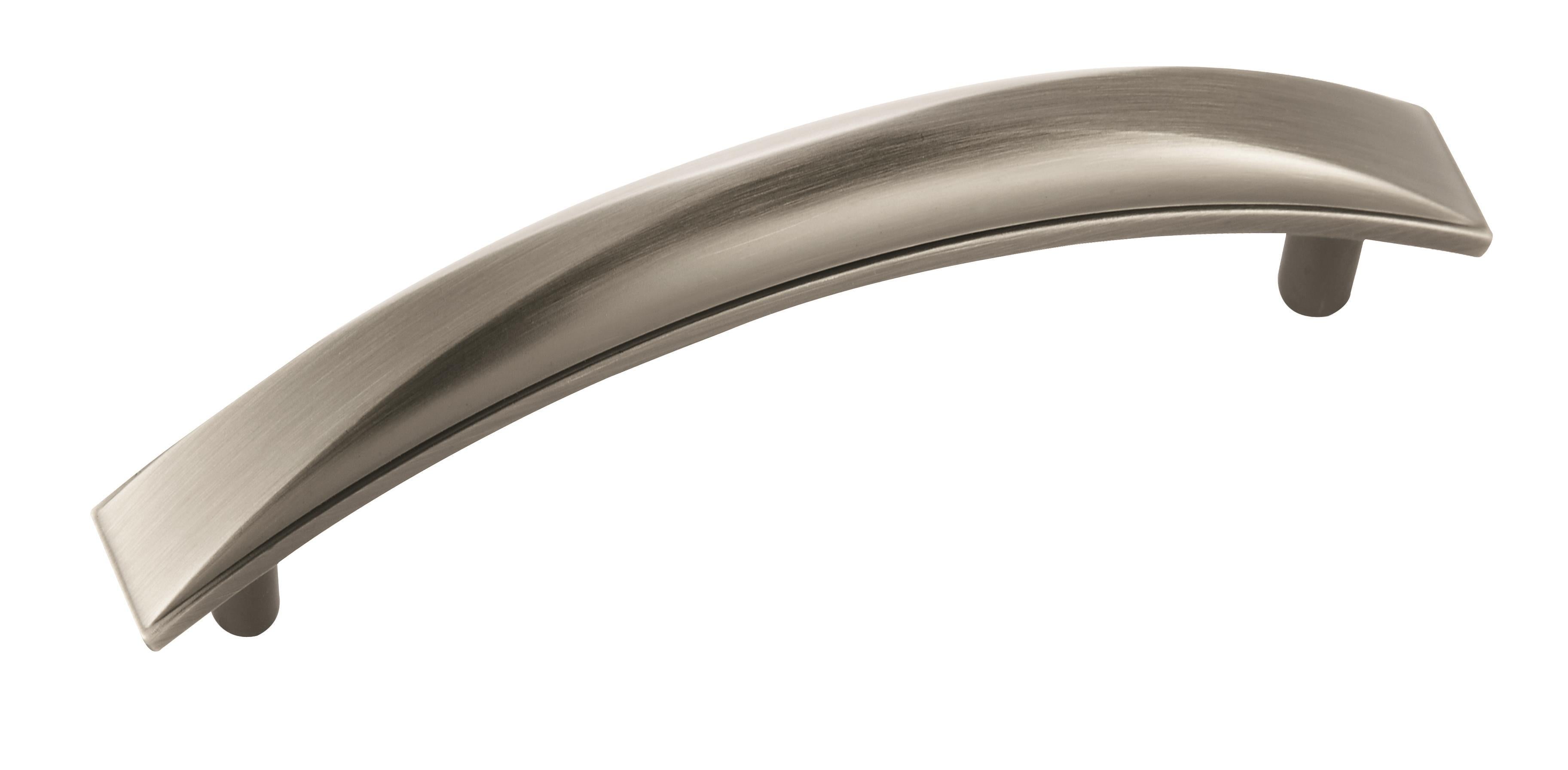 Extensity 3-3/4 inch (96mm) Center-to-Center Antique Silver Cabinet Pull
