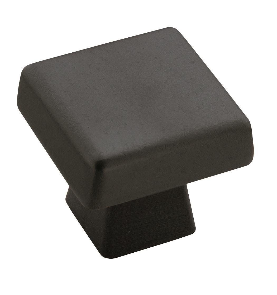 Blackrock 1-3/16 inch (30mm) Length Black Bronze Cabinet Knob