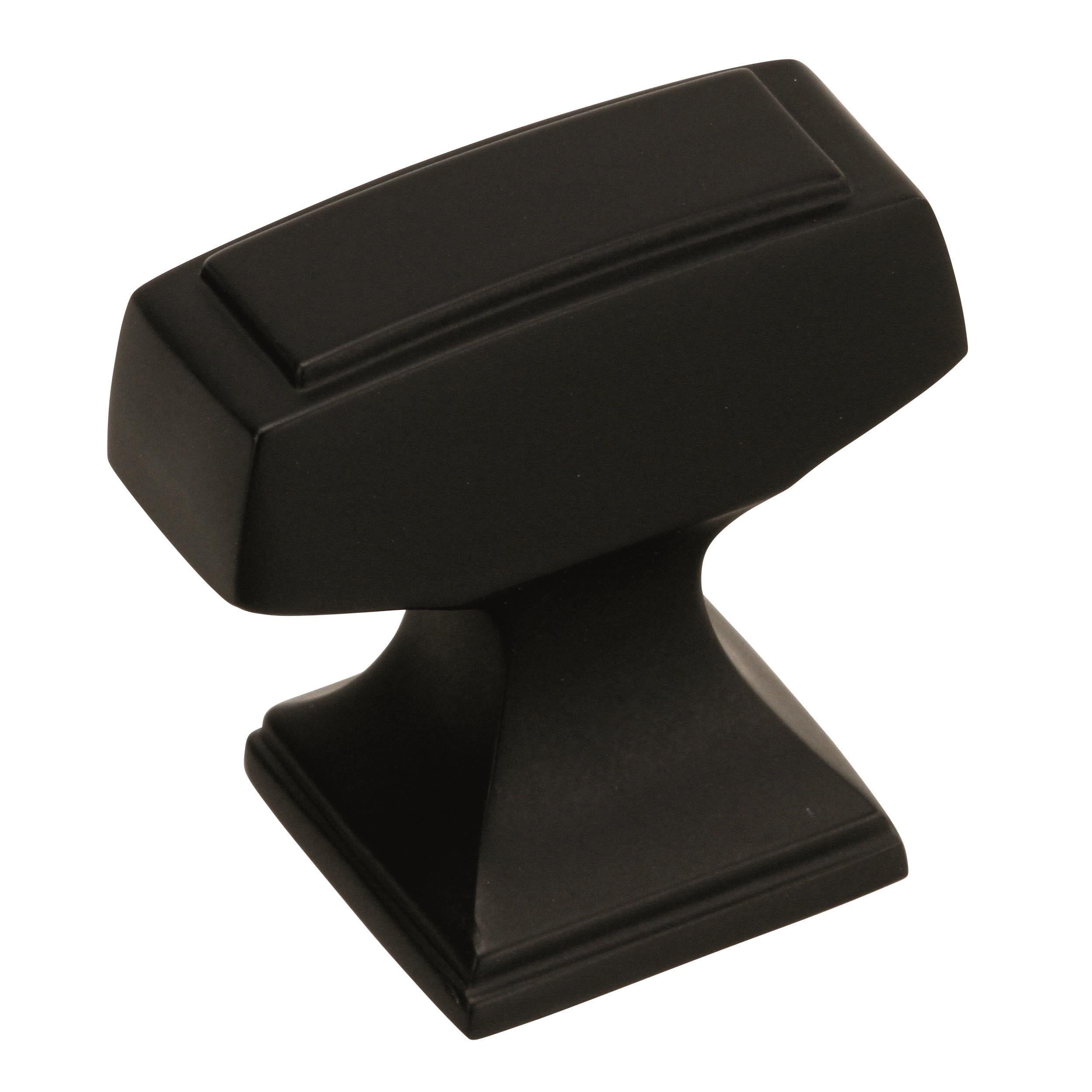 Mulholland 1-1/4 inch (32mm) Length Black Bronze Cabinet Knob