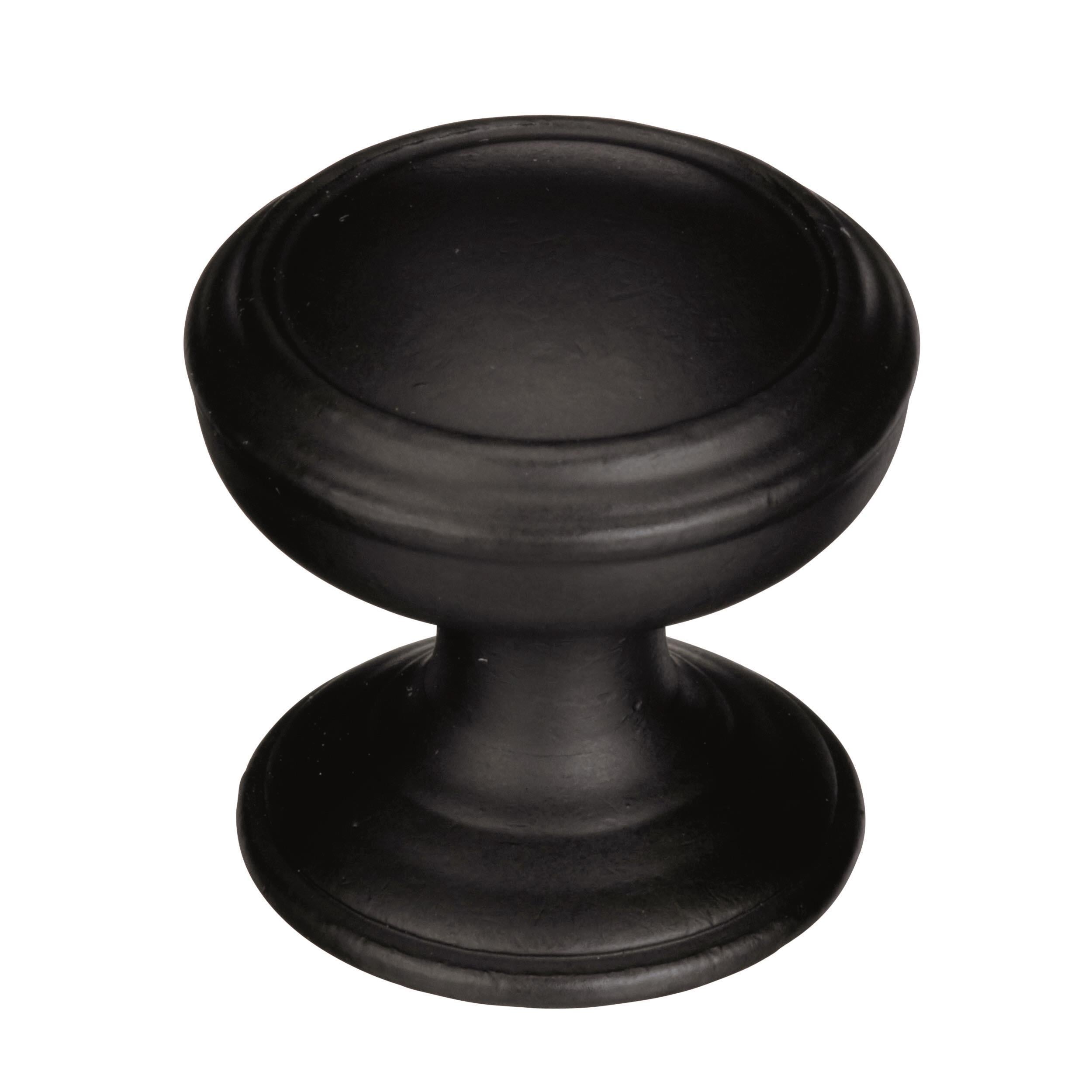 Revitalize 1-1/4 inch (32mm) Diameter Black Bronze Cabinet Knob