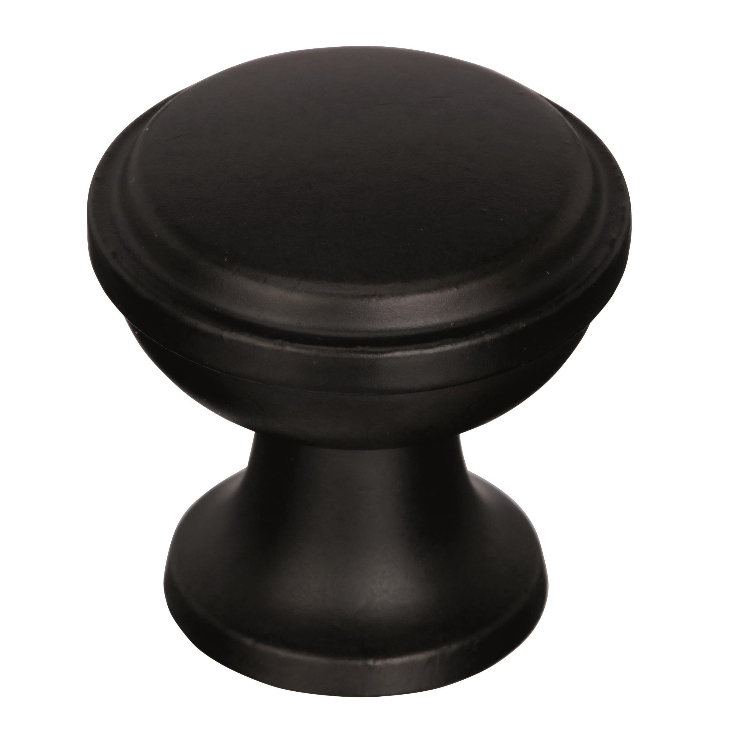 Westerly 1-3/16 inch (30mm) Diameter Black Bronze Cabinet Knob
