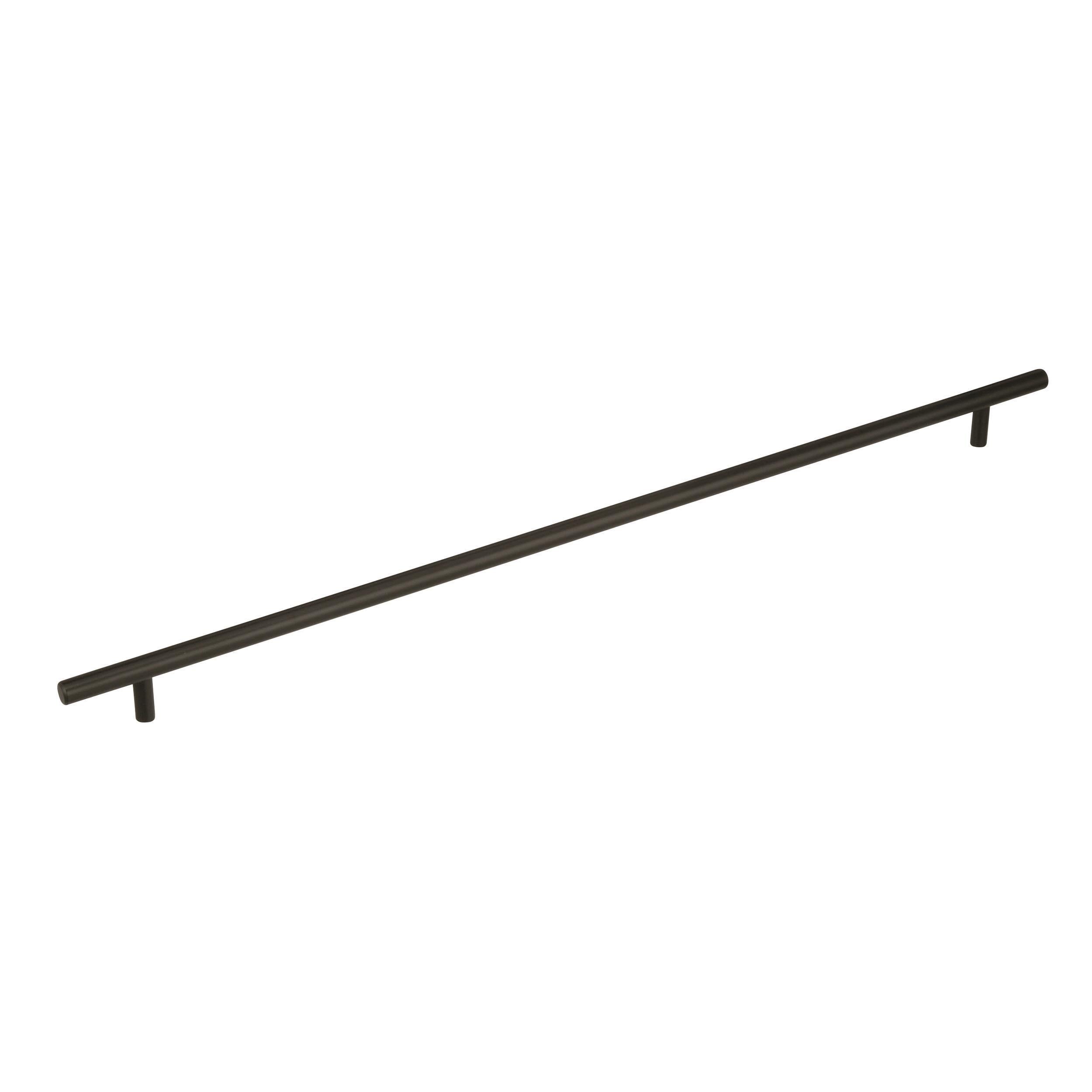 Bar Pulls 18-7/8 inch (480mm) Center-to-Center Black Bronze Cabinet Pull