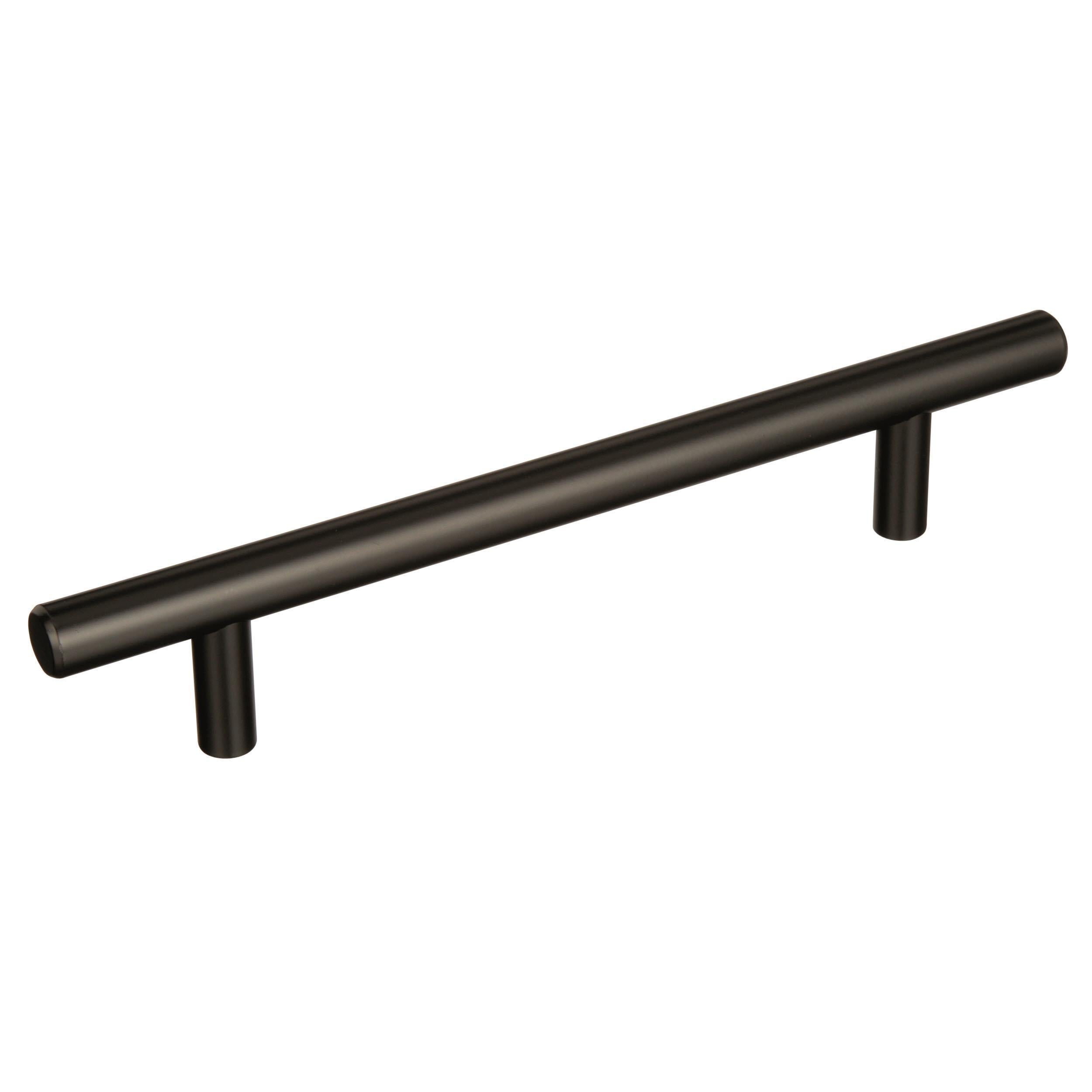 Bar Pulls 5-1/16 inch (128mm) Center-to-Center Black Bronze Cabinet Pull
