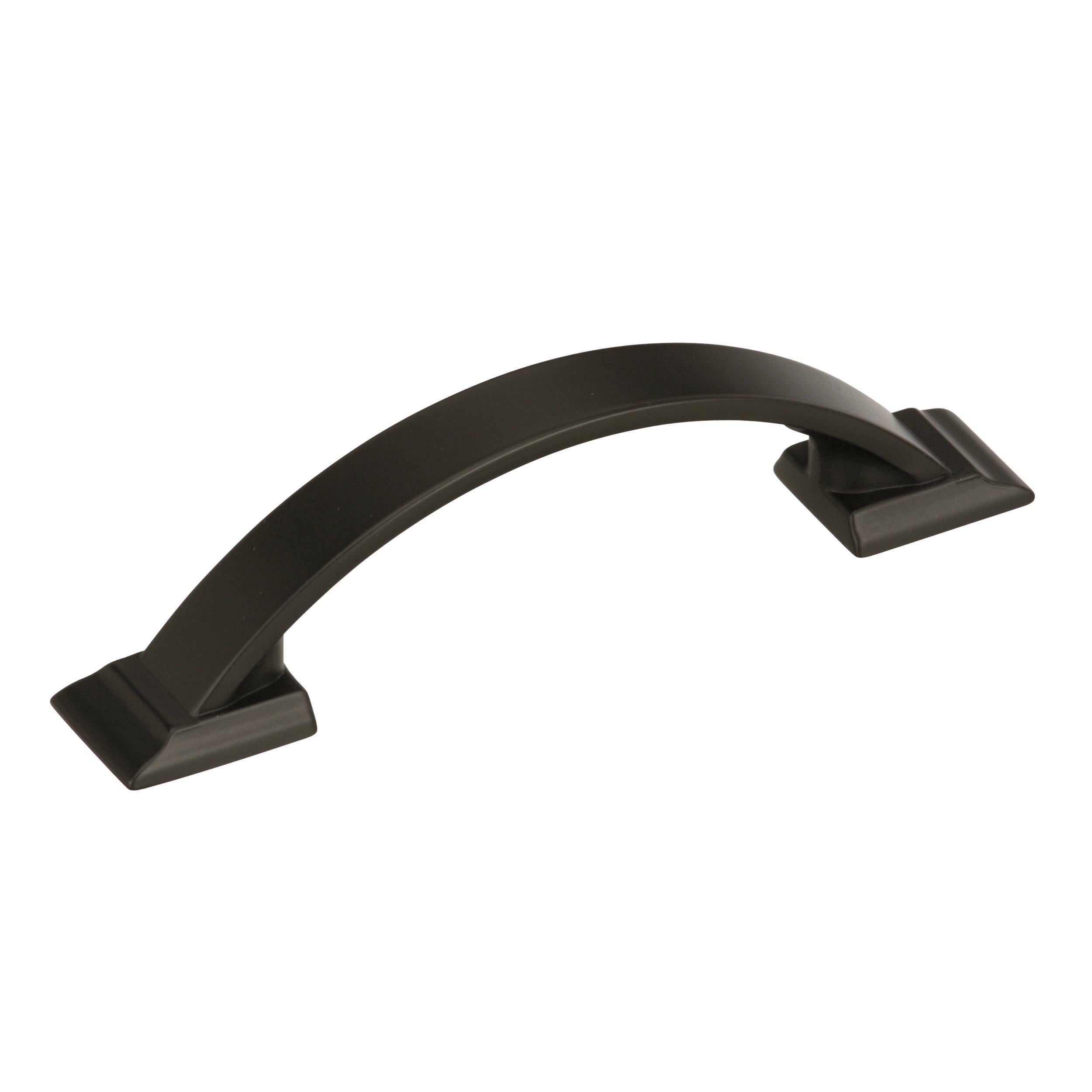 Candler 3 inch (76mm) Center-to-Center Black Bronze Cabinet Pull