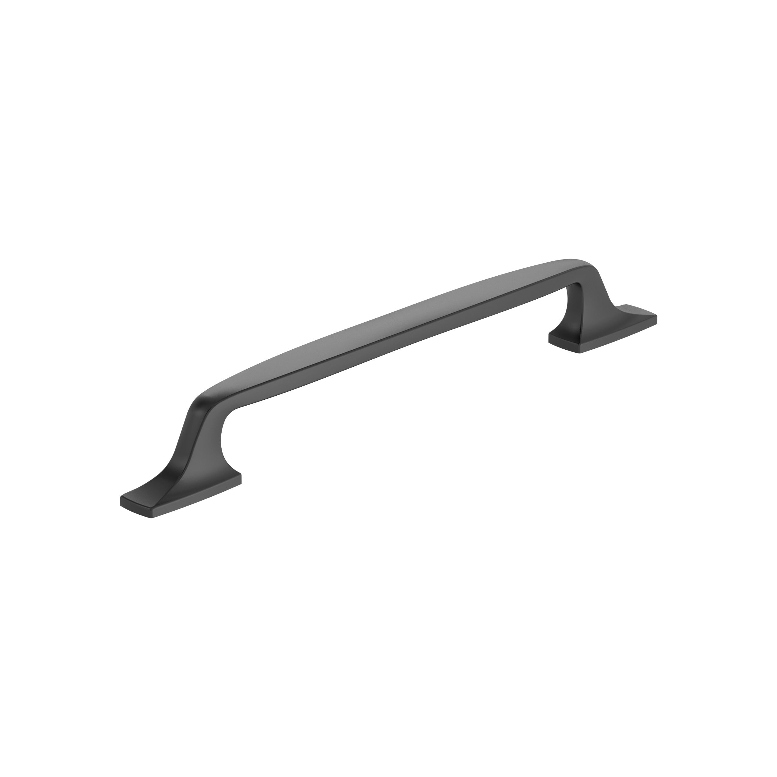 Highland Ridge 7-9/16 inch (192mm) Center-to-Center Black Bronze Cabinet Pull