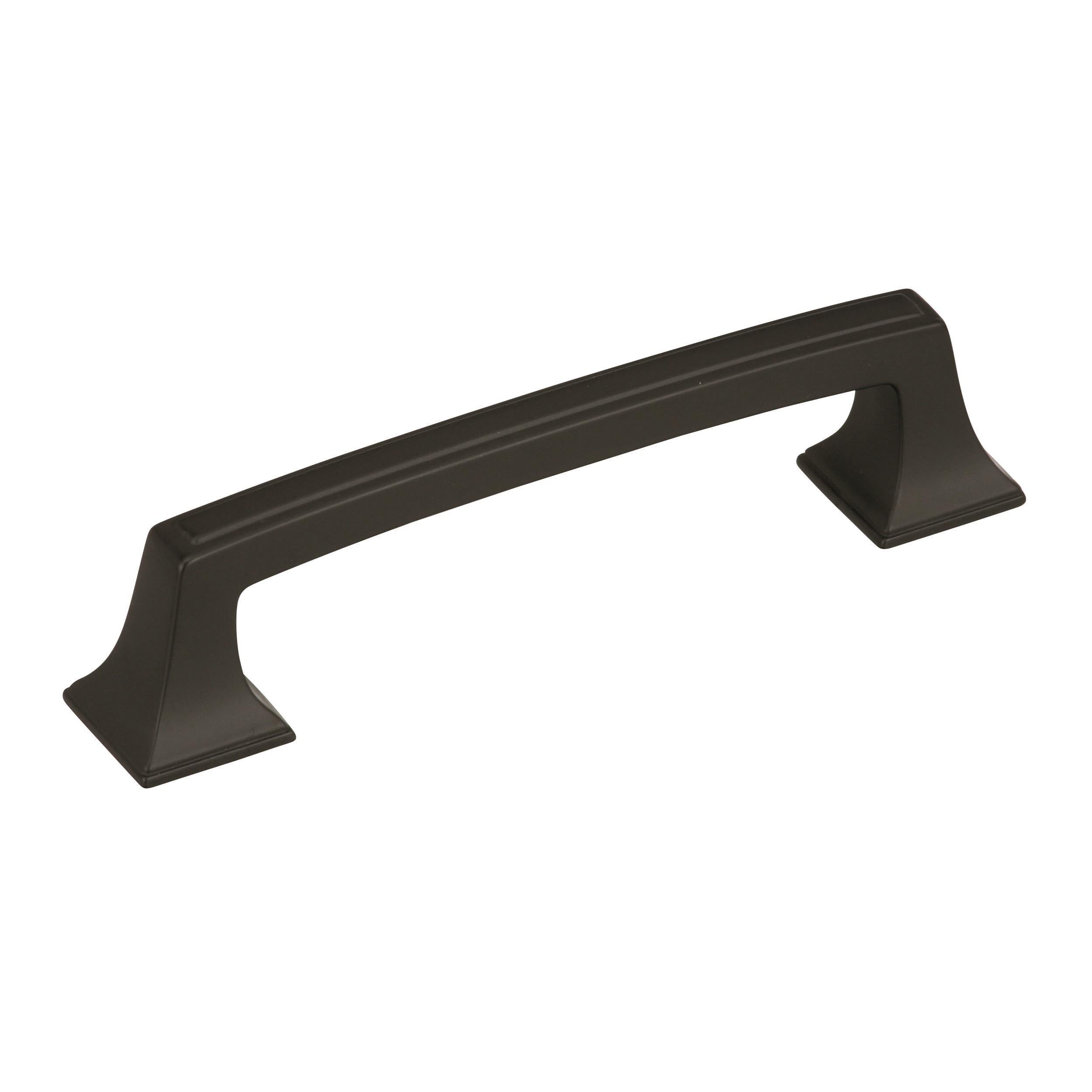 Mulholland 3-3/4 inch (96mm) Center-to-Center Black Bronze Cabinet Pull