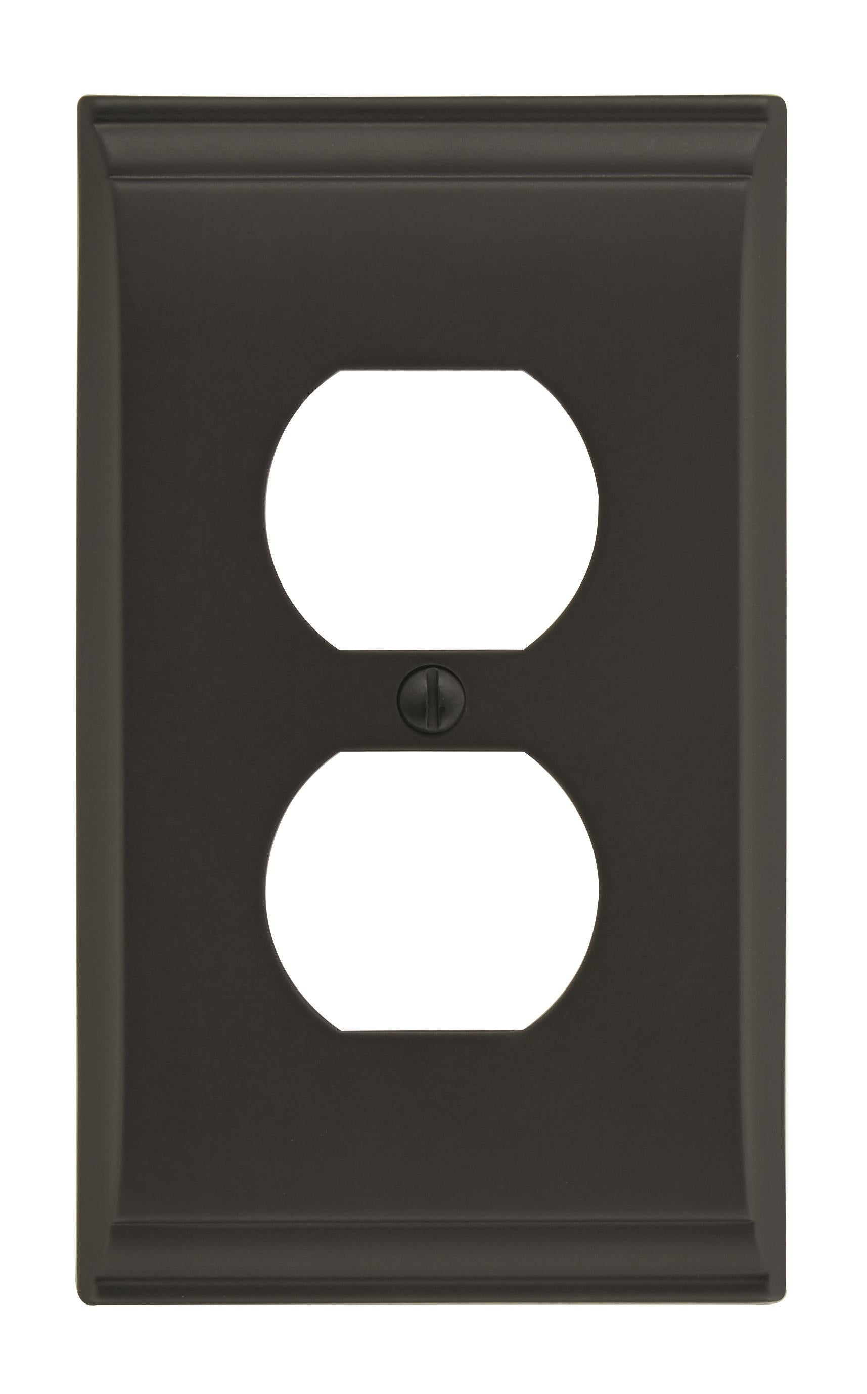 Candler 1 Gang Black Bronze Wall Plate