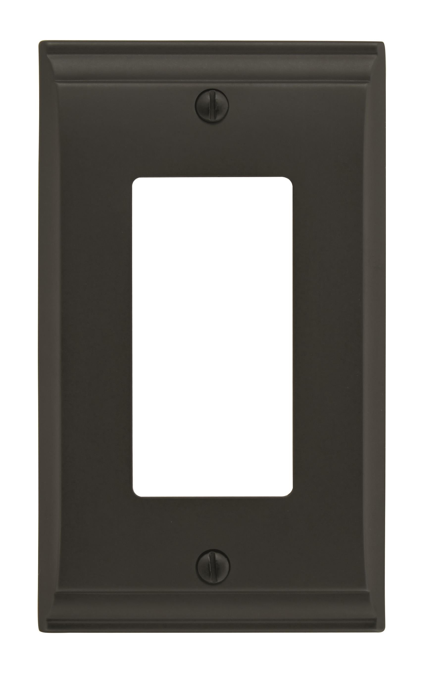 Candler 1 Rocker Black Bronze Wall Plate