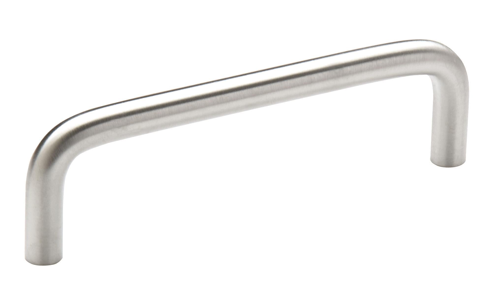 Wire Pulls 3-3/4 inch (96mm) Center-to-Center Brushed Chrome Cabinet Pull