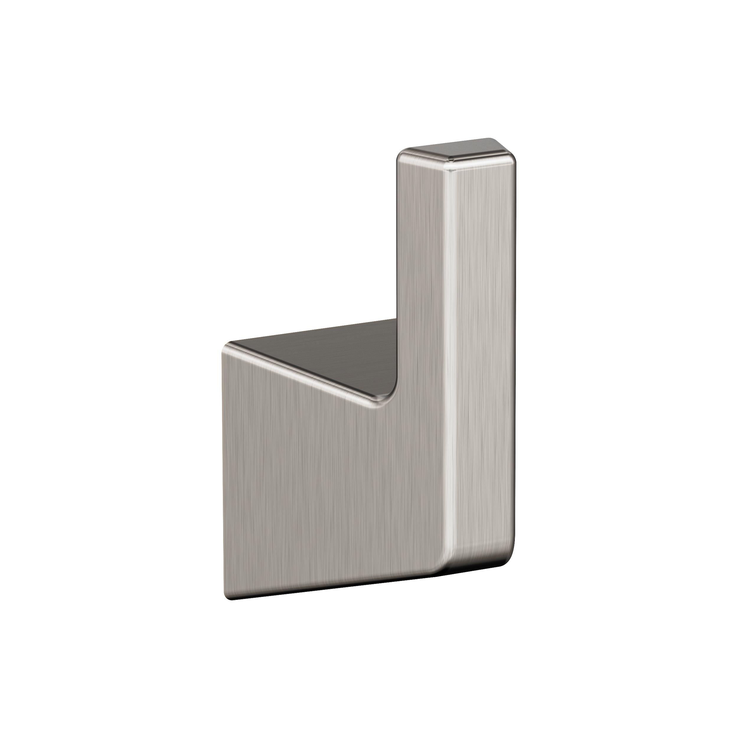 Blackrock Brushed Nickel Single Prong Robe Hook