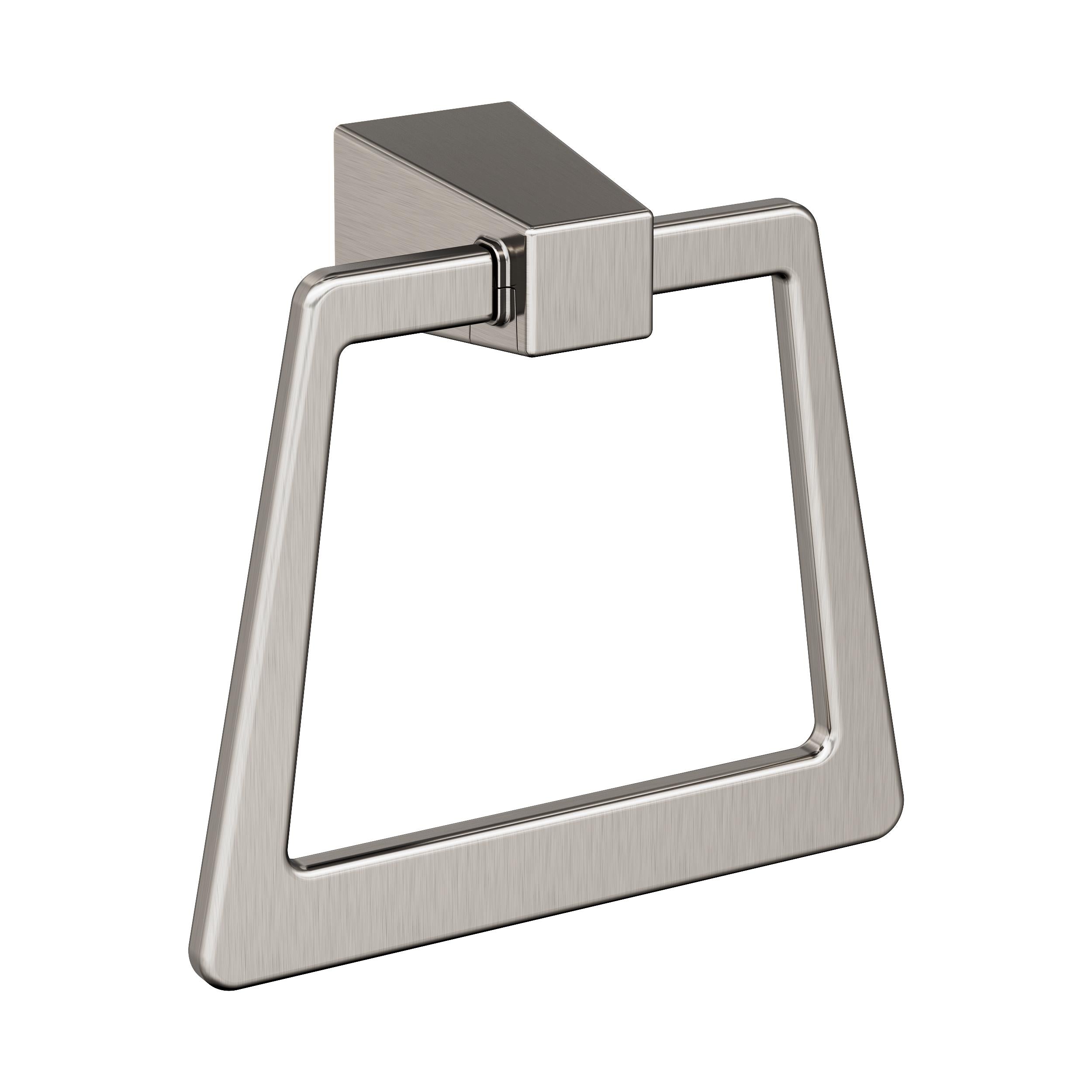 Blackrock Brushed Nickel Closed Towel Ring