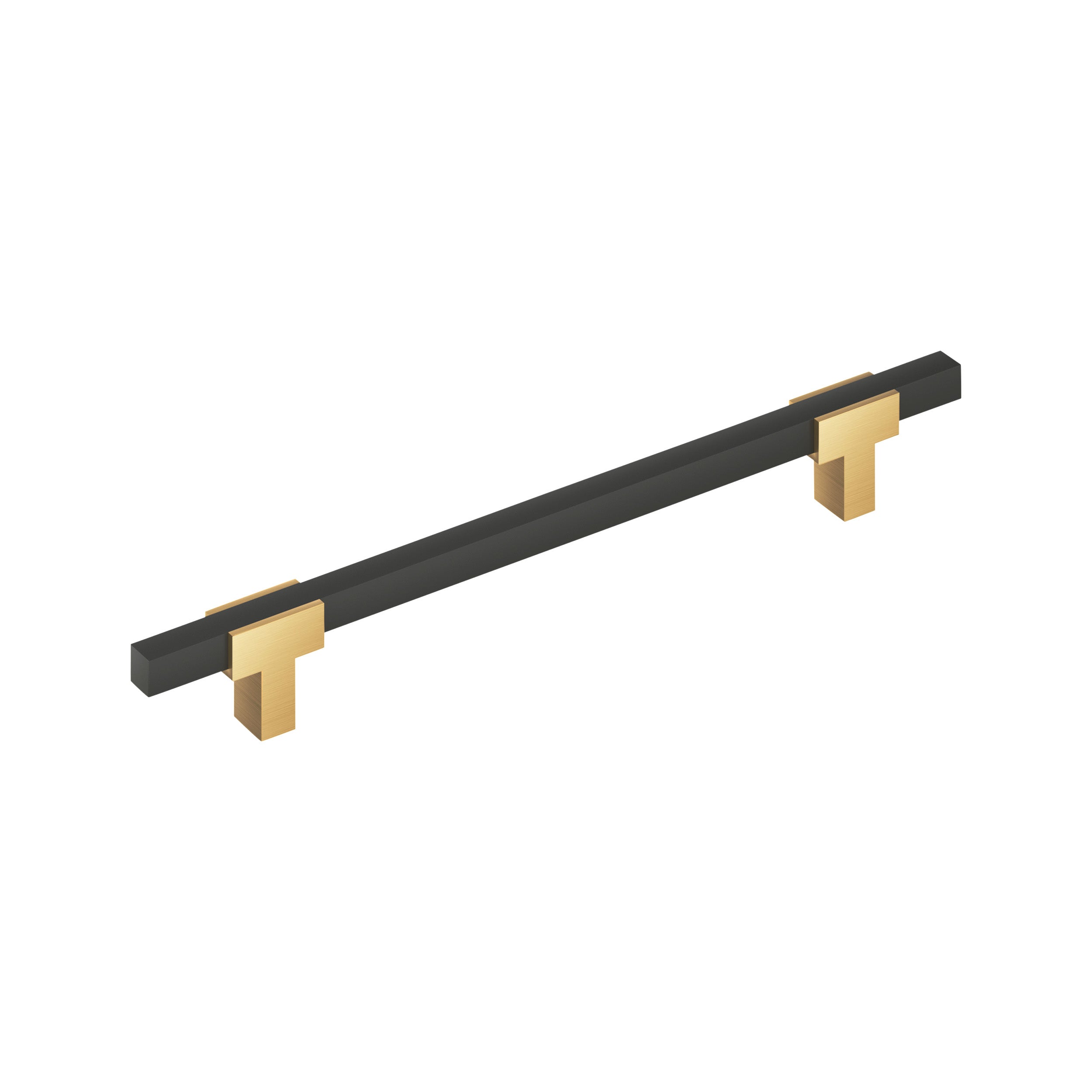 Urbanite 12 inch (305mm) Center-to-Center Champagne Bronze/Matte Black Appliance Pull