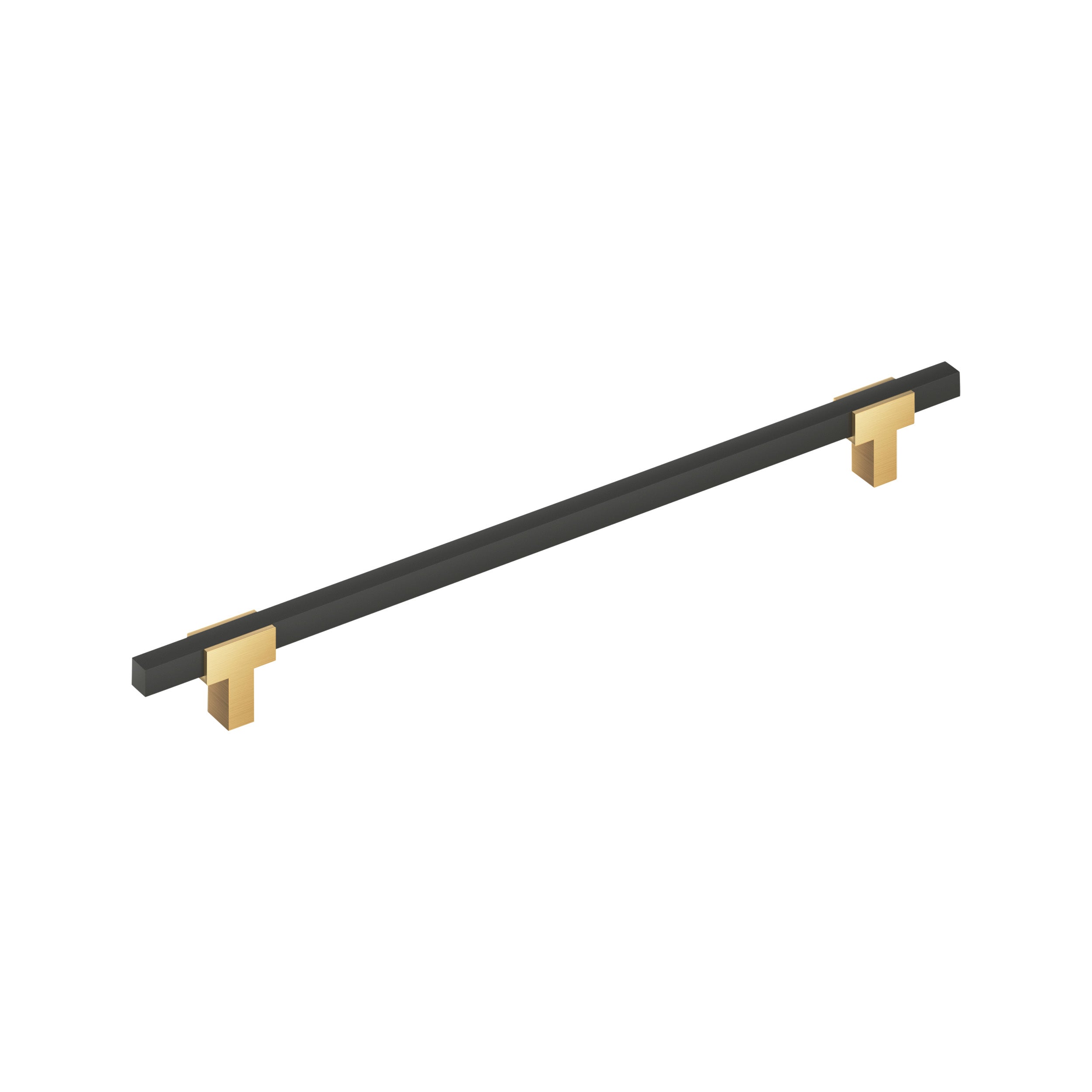 Urbanite 18 inch (457mm) Center-to-Center Champagne Bronze/Matte Black Appliance Pull