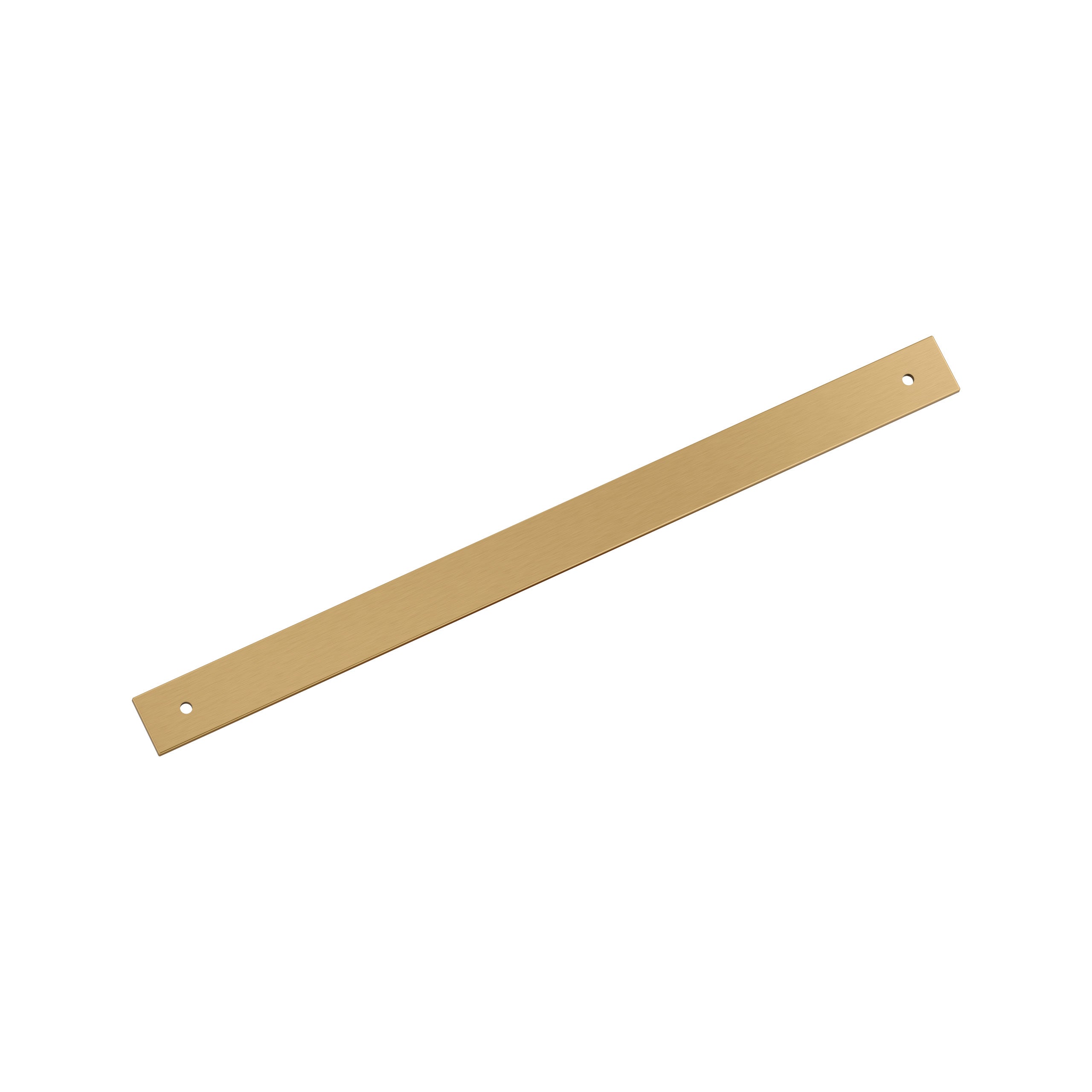 Ladera 12-5/8 inch (320mm) Center-to-Center Rectangle Champagne Bronze Cabinet Pull Backplate