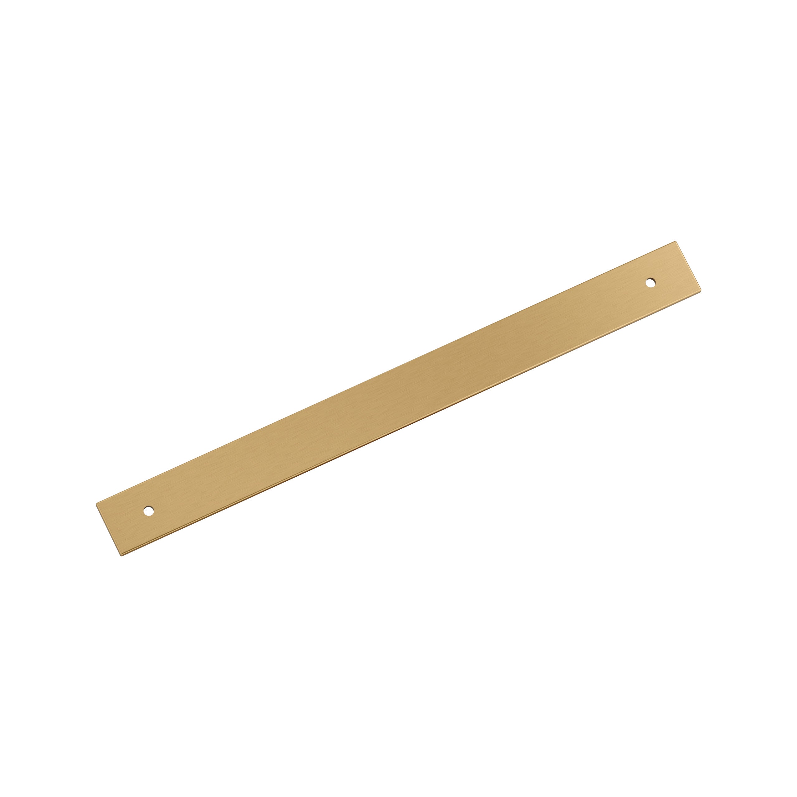 Ladera 12 inch (305mm) Center-to-Center Rectangle Champagne Bronze Cabinet Pull Backplate