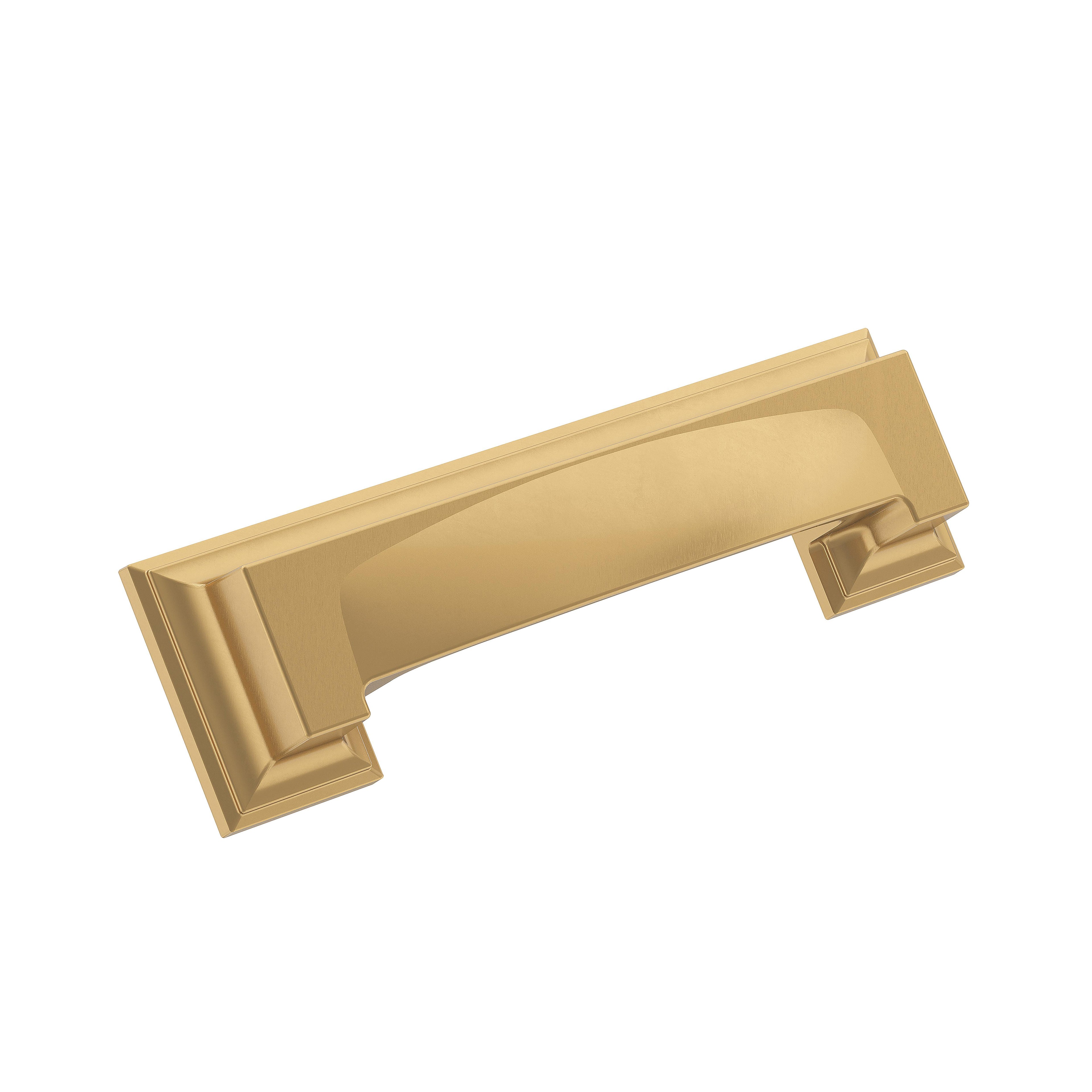 Appoint 3 inch or 3-3/4 inch (76mm or 96mm) Center-to-Center Champagne Bronze Cabinet Cup Pull