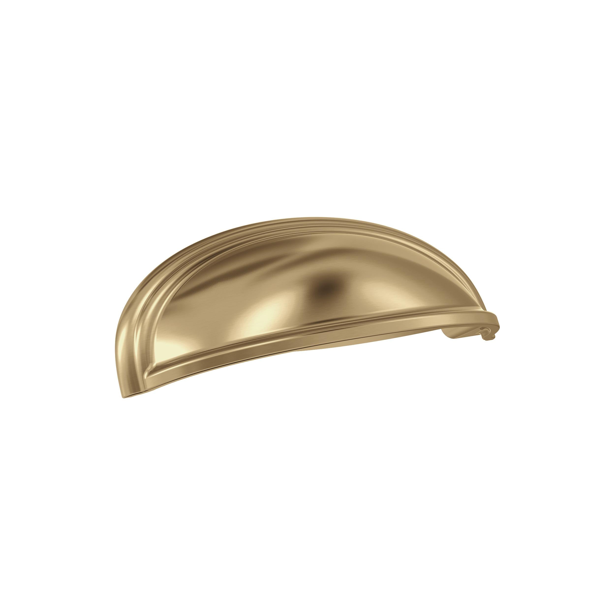Ashby 3 inch or 4 inch (76mm or 102mm) Center-to-Center Champagne Bronze Cabinet Cup Pull