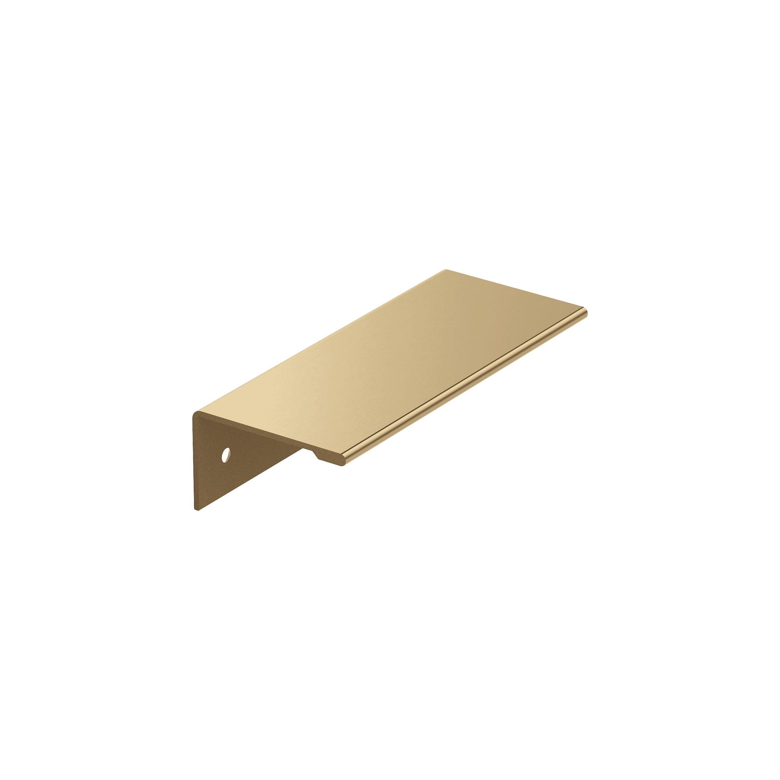 Edge Pulls 3 inch (76mm) Center-to-Center Champagne Bronze Cabinet Edge Pull