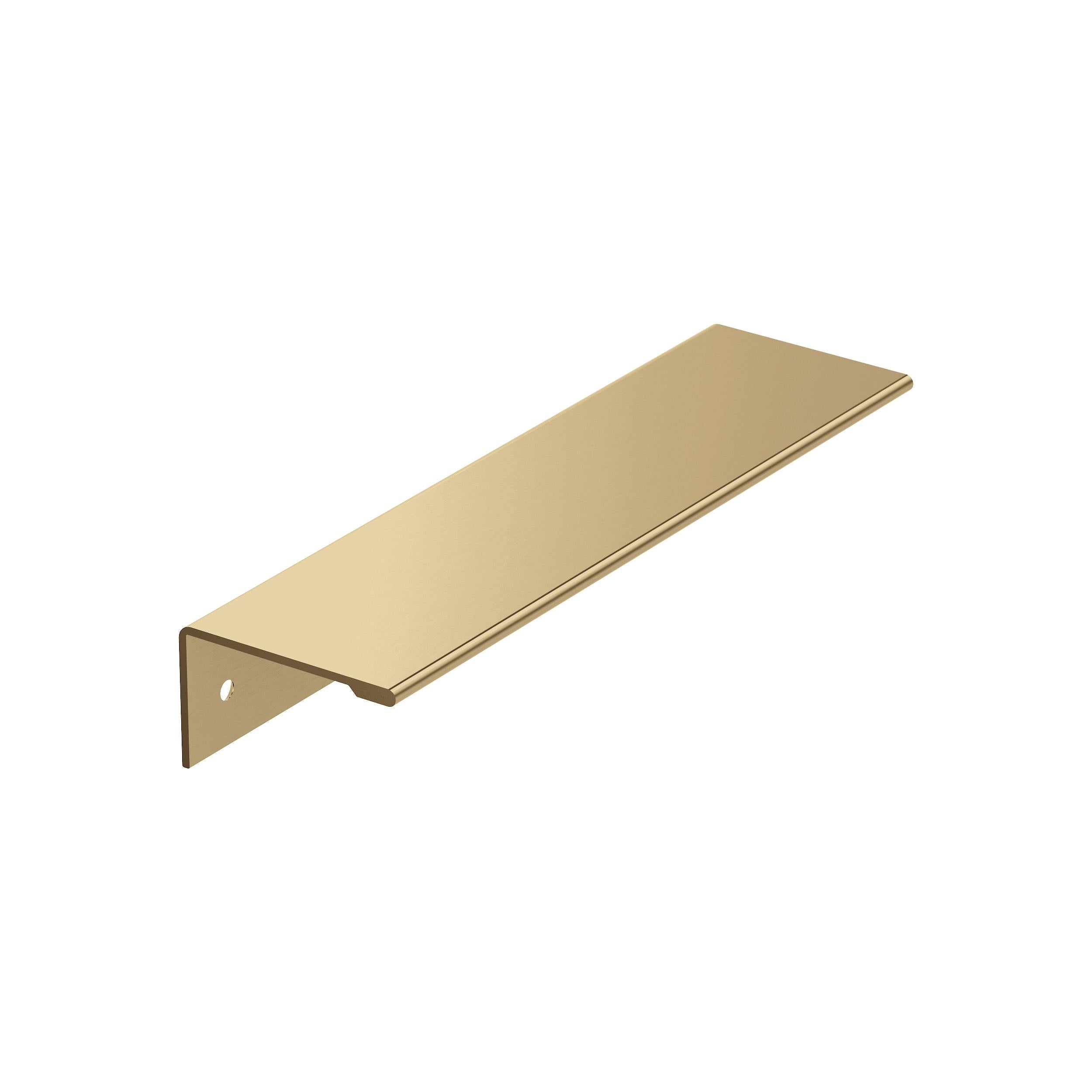 Edge Pulls 5-1/16 inch (128mm) Center-to-Center Champagne Bronze Cabinet Edge Pull