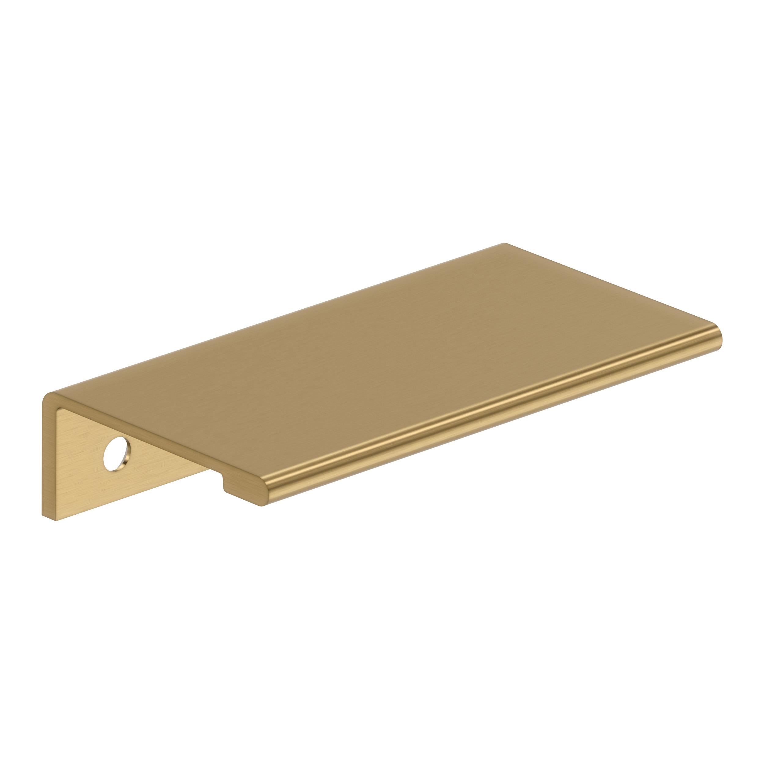 Streamline II 3 inch (76mm) Length Champagne Bronze Cabinet Edge Pull