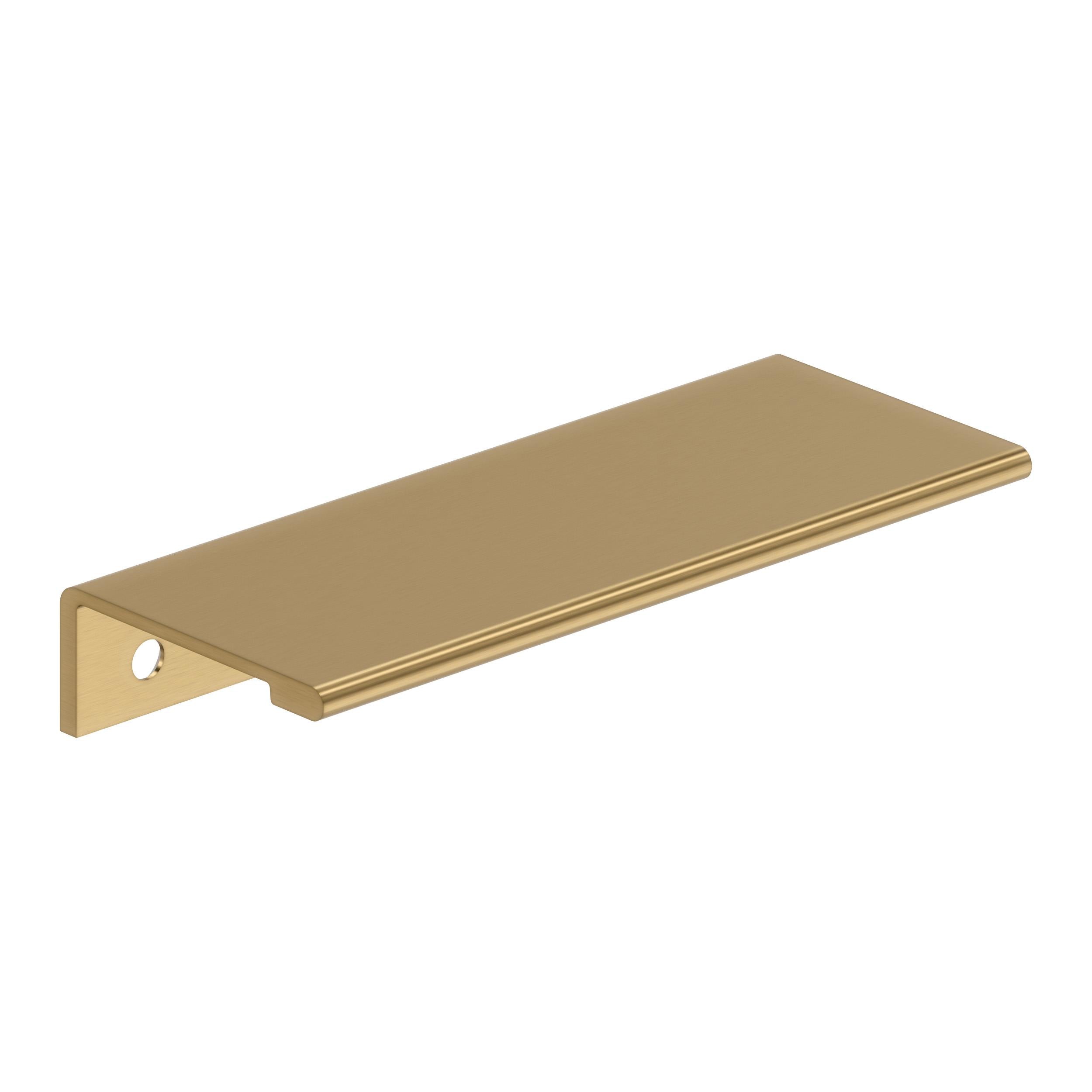 Streamline II 4 inch (102mm) Length Champagne Bronze Cabinet Edge Pull