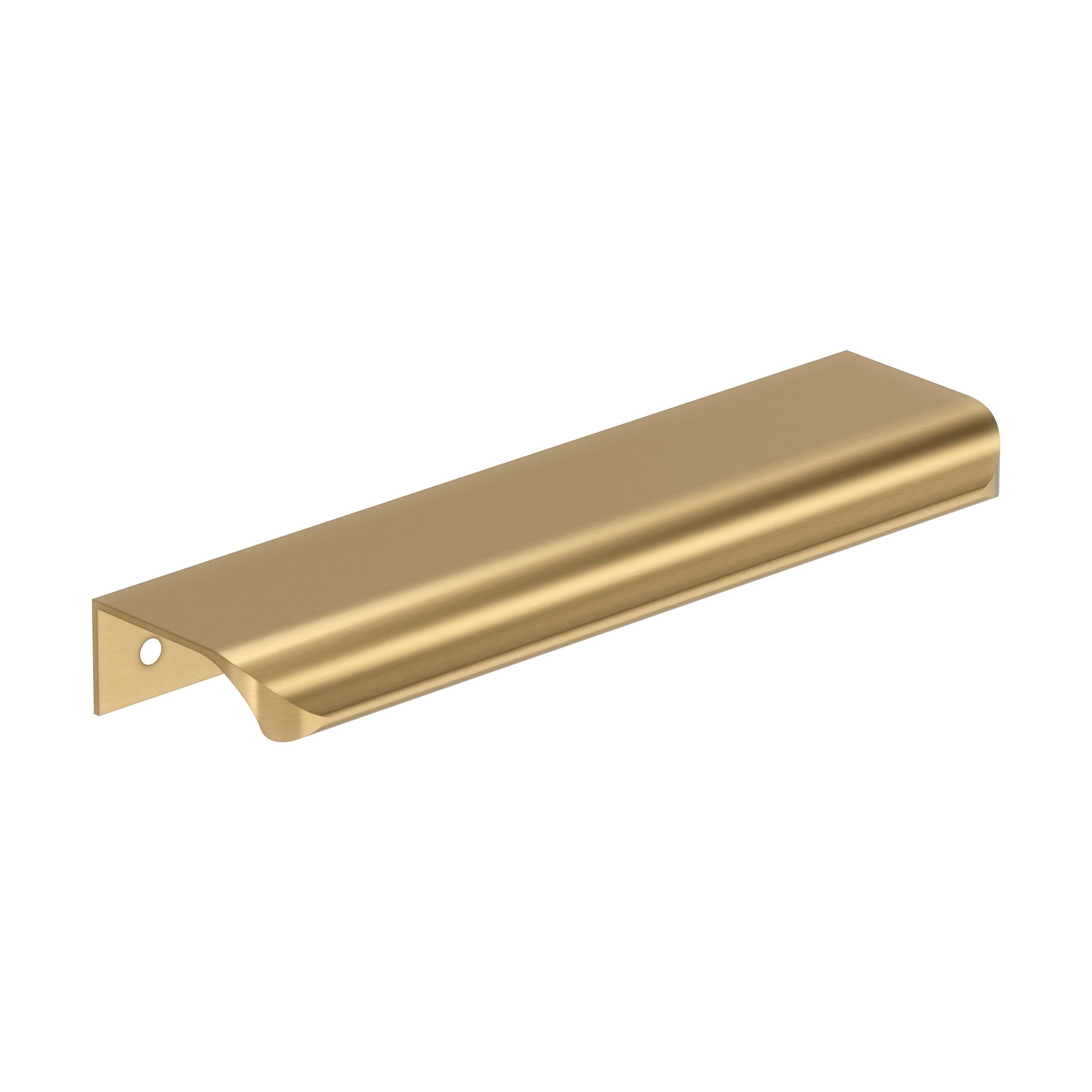 Streamline Tab 6 inch (152mm) Length Champagne Bronze Cabinet Edge Pull