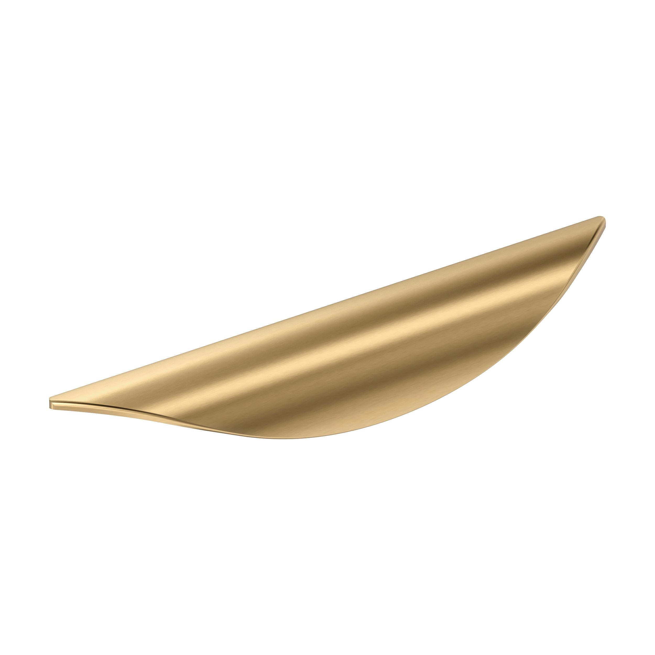 Current 3-3/4 inch (96mm) Center-to-Center Champagne Bronze Cabinet Pull