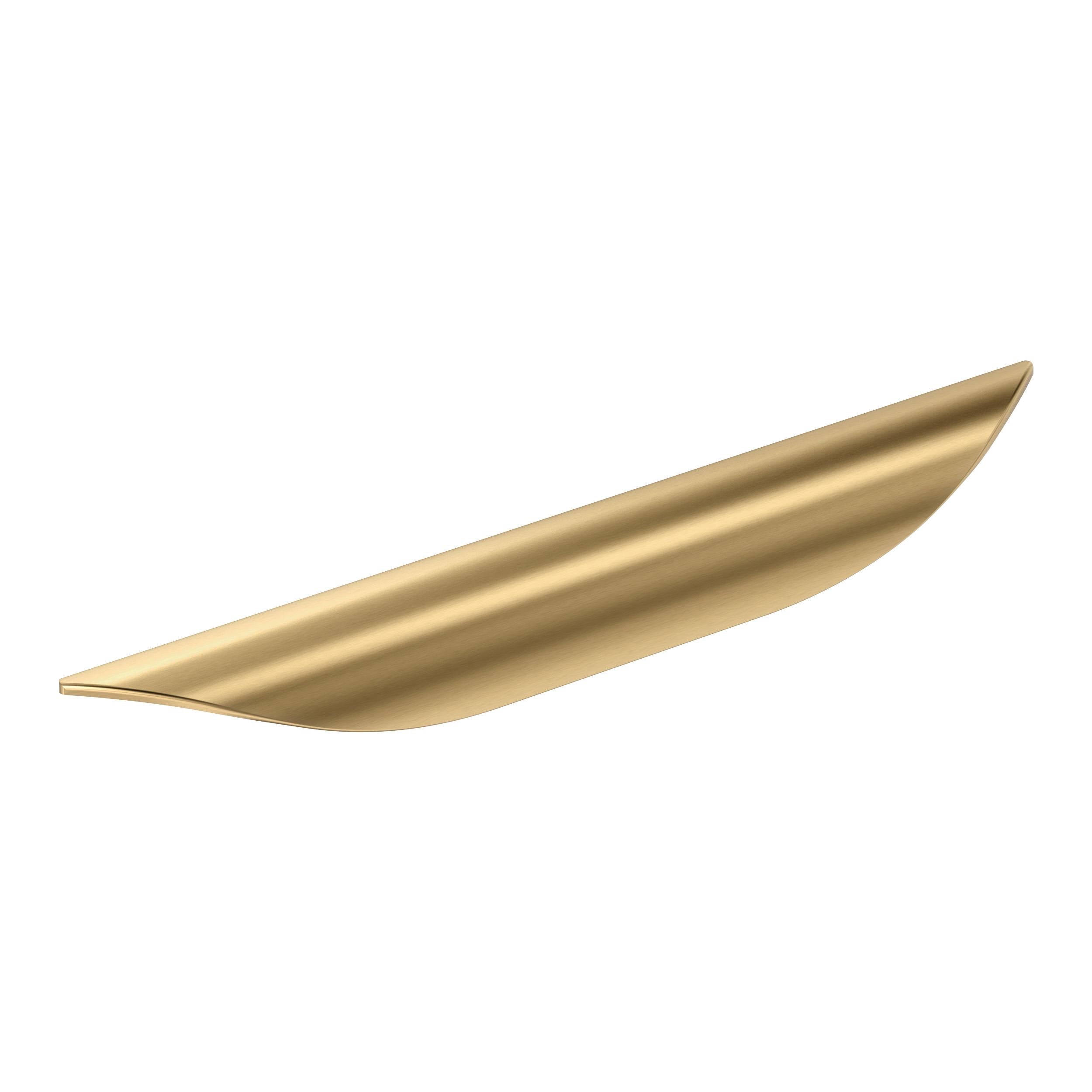 Current 6-5/16 inch (160mm) Center-to-Center Champagne Bronze Cabinet Pull