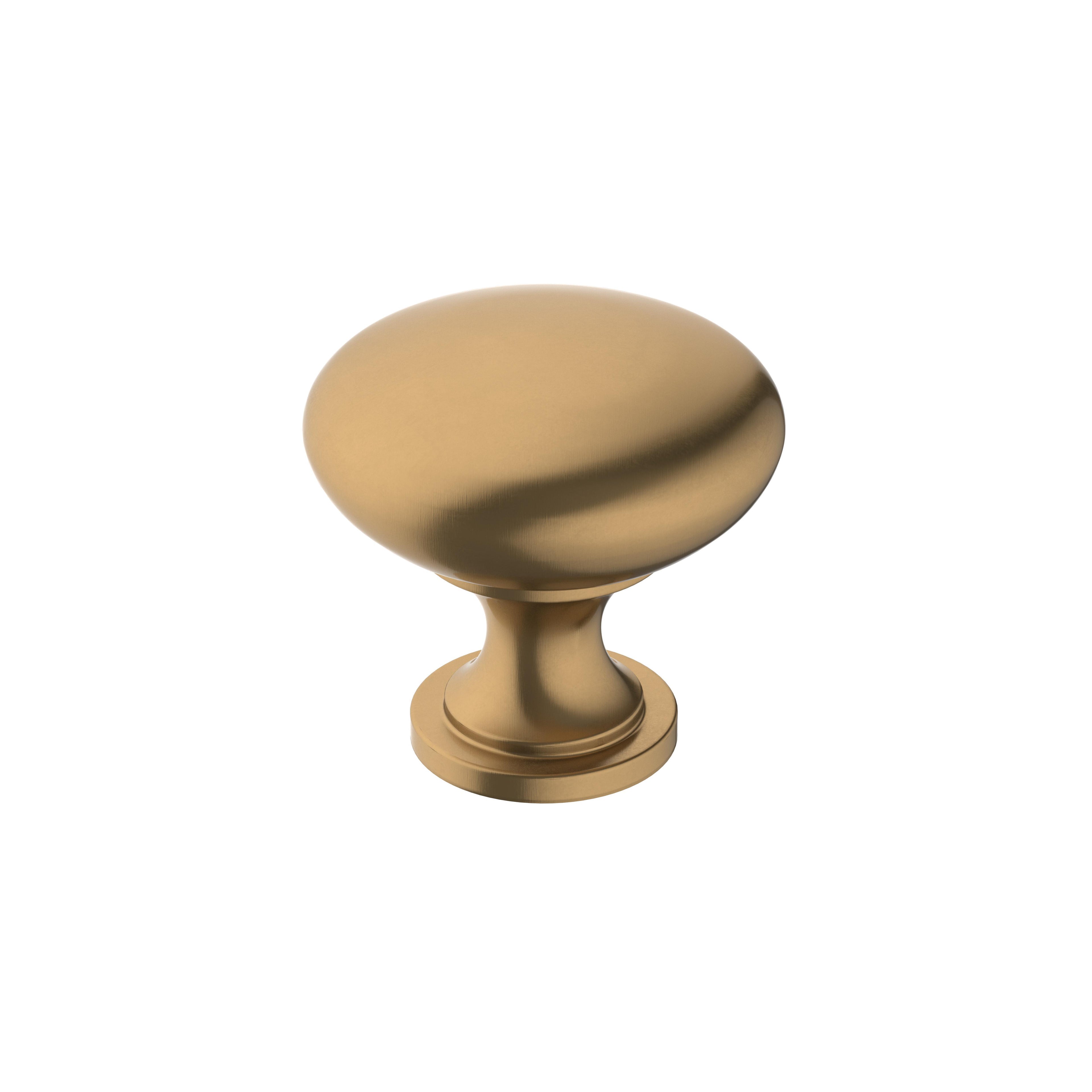 Edona 1-1/4 inch (32mm) Diameter Champagne Bronze Cabinet Knob