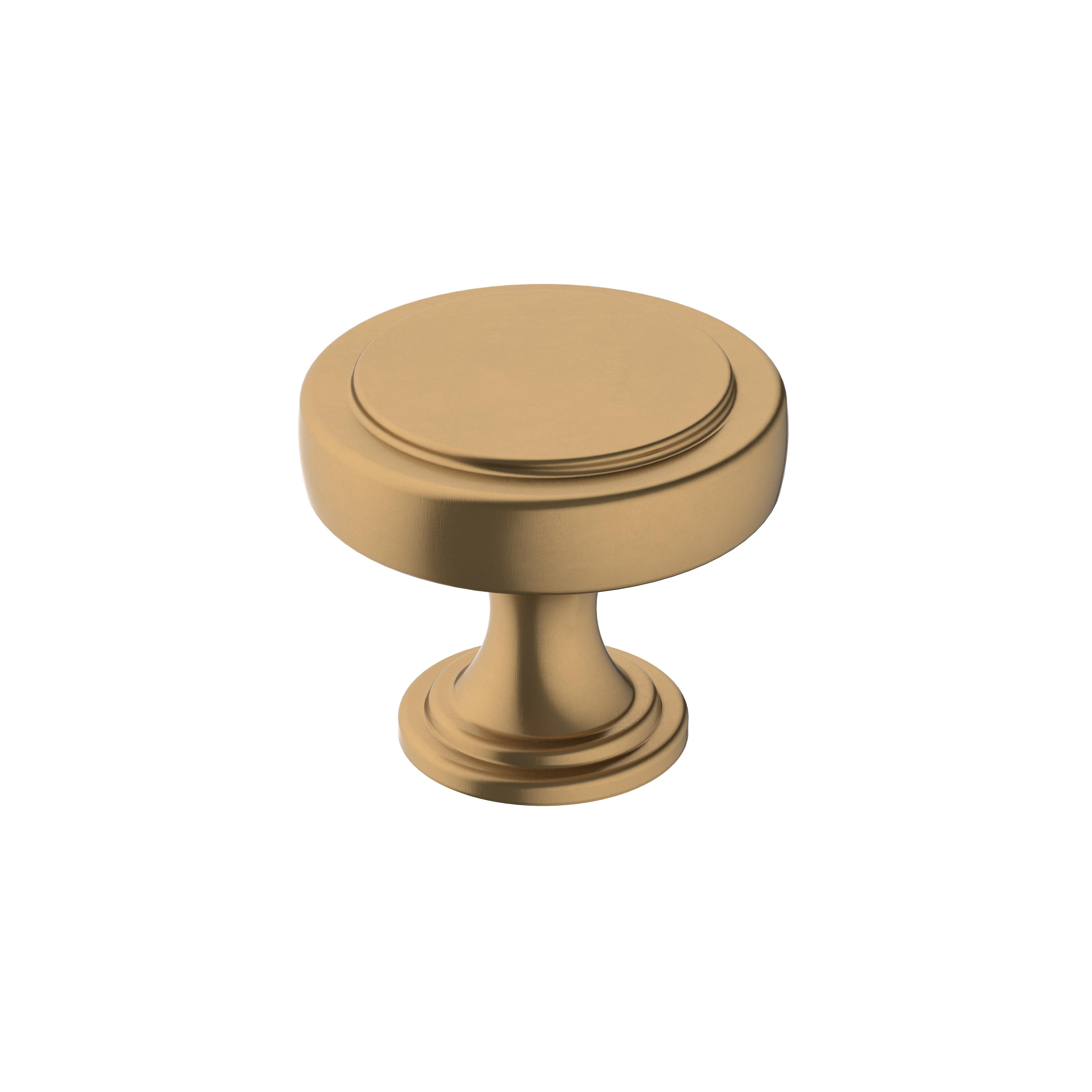 Exceed 1-1/2 inch (38mm) Diameter Champagne Bronze Cabinet Knob