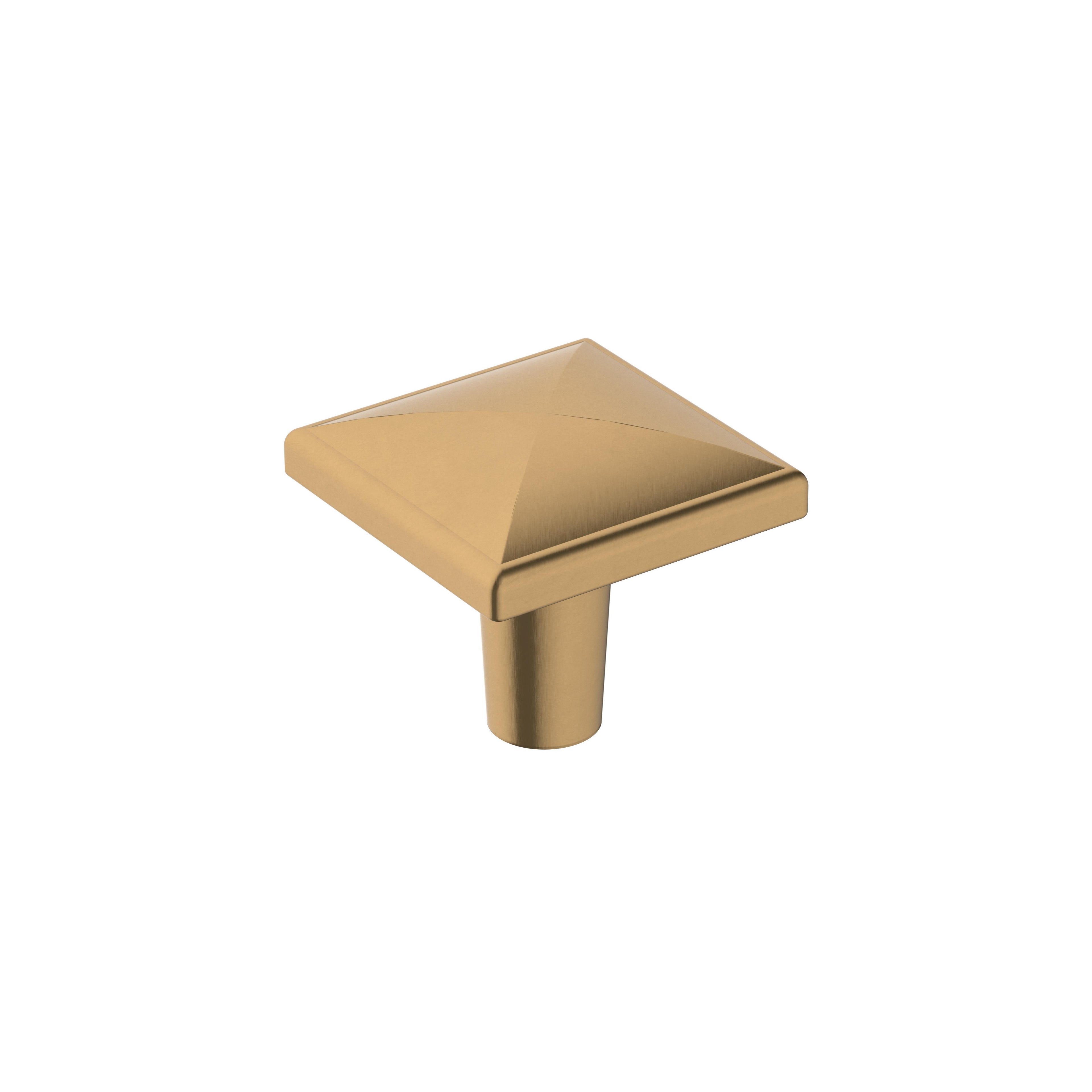 Extensity 1-1/8 inch (29mm) Length Champagne Bronze Cabinet Knob
