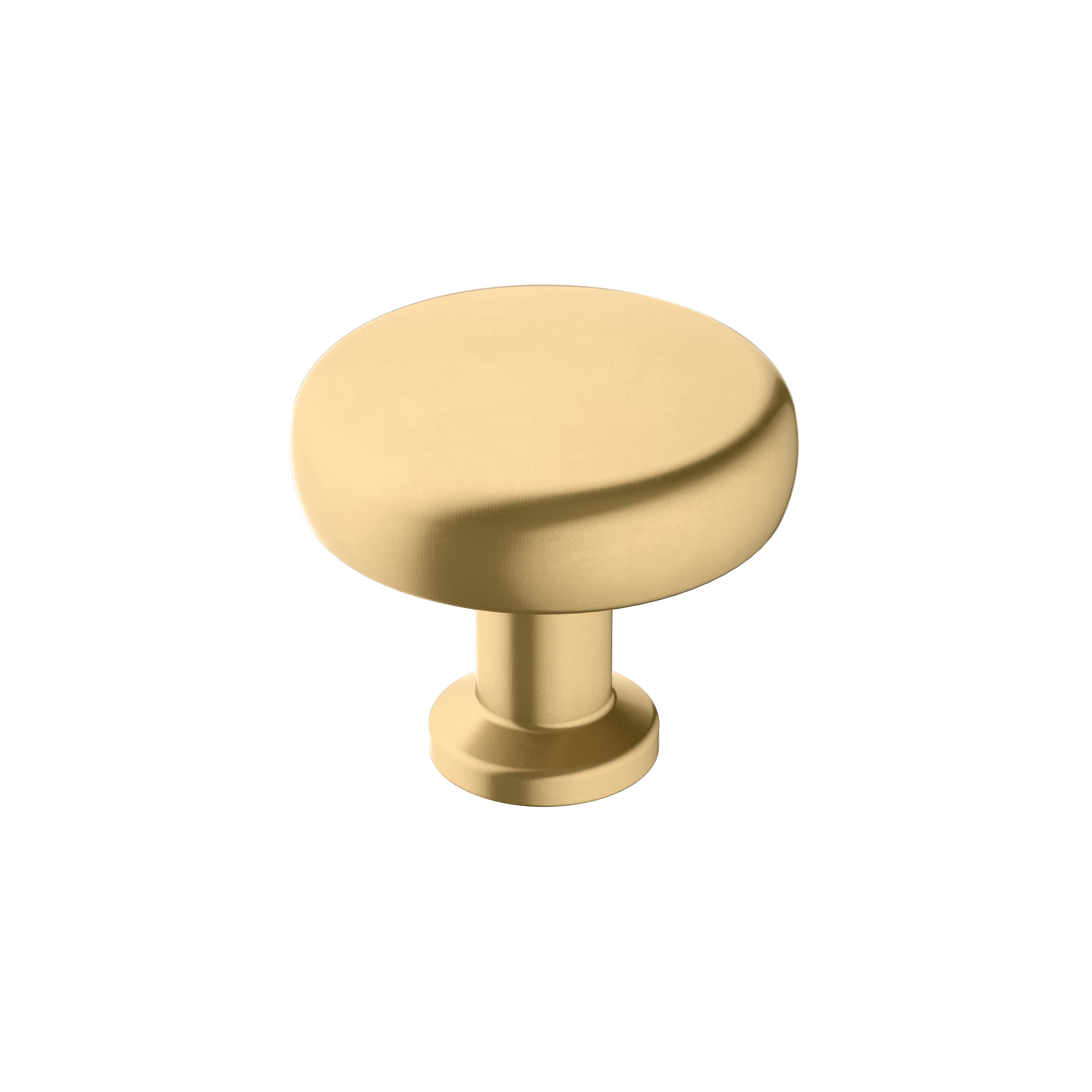 Factor 1-1/4 inch (32mm) Diameter Champagne Bronze Cabinet Knob