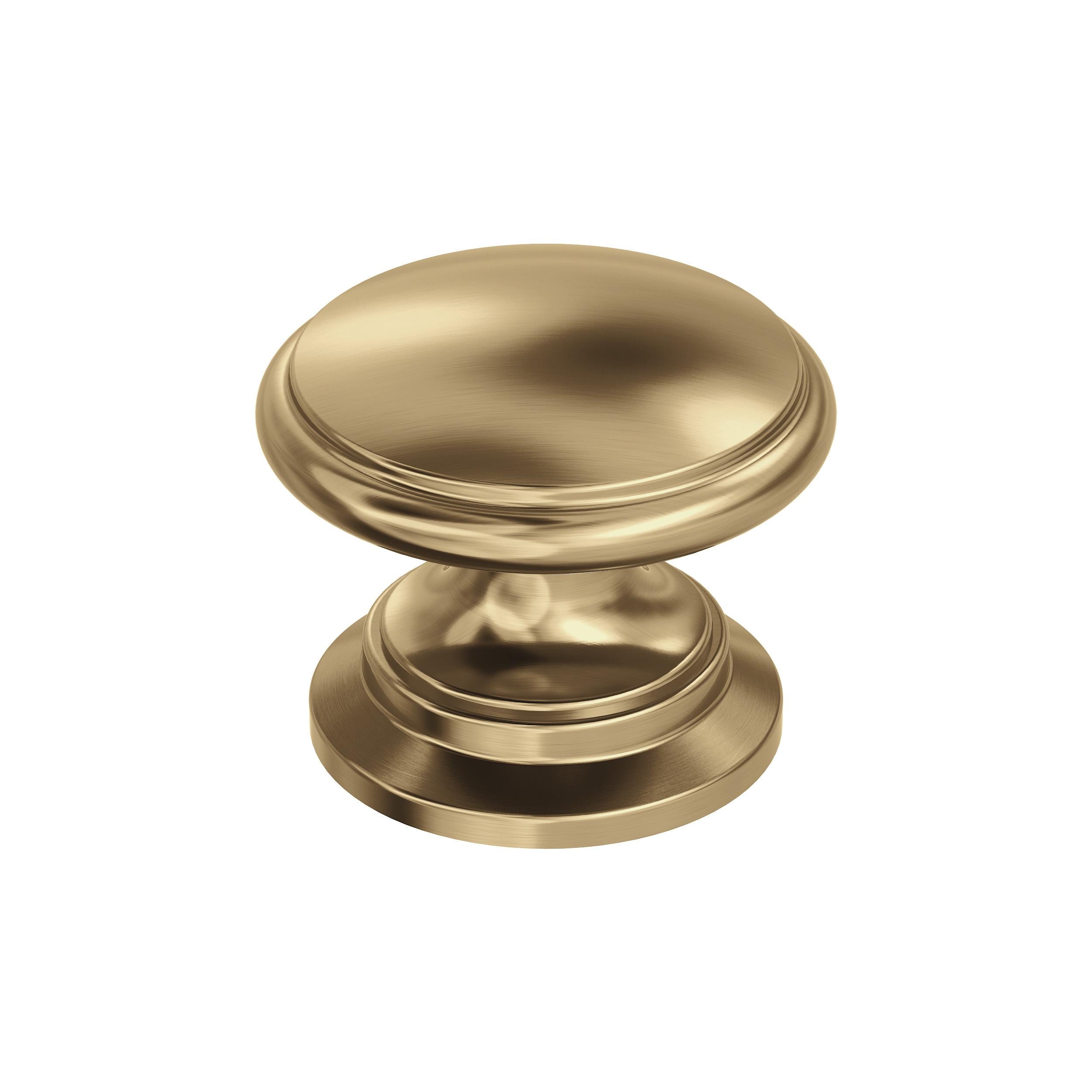 Ravino 1-1/4 inch (32mm) Diameter Champagne Bronze Cabinet Knob