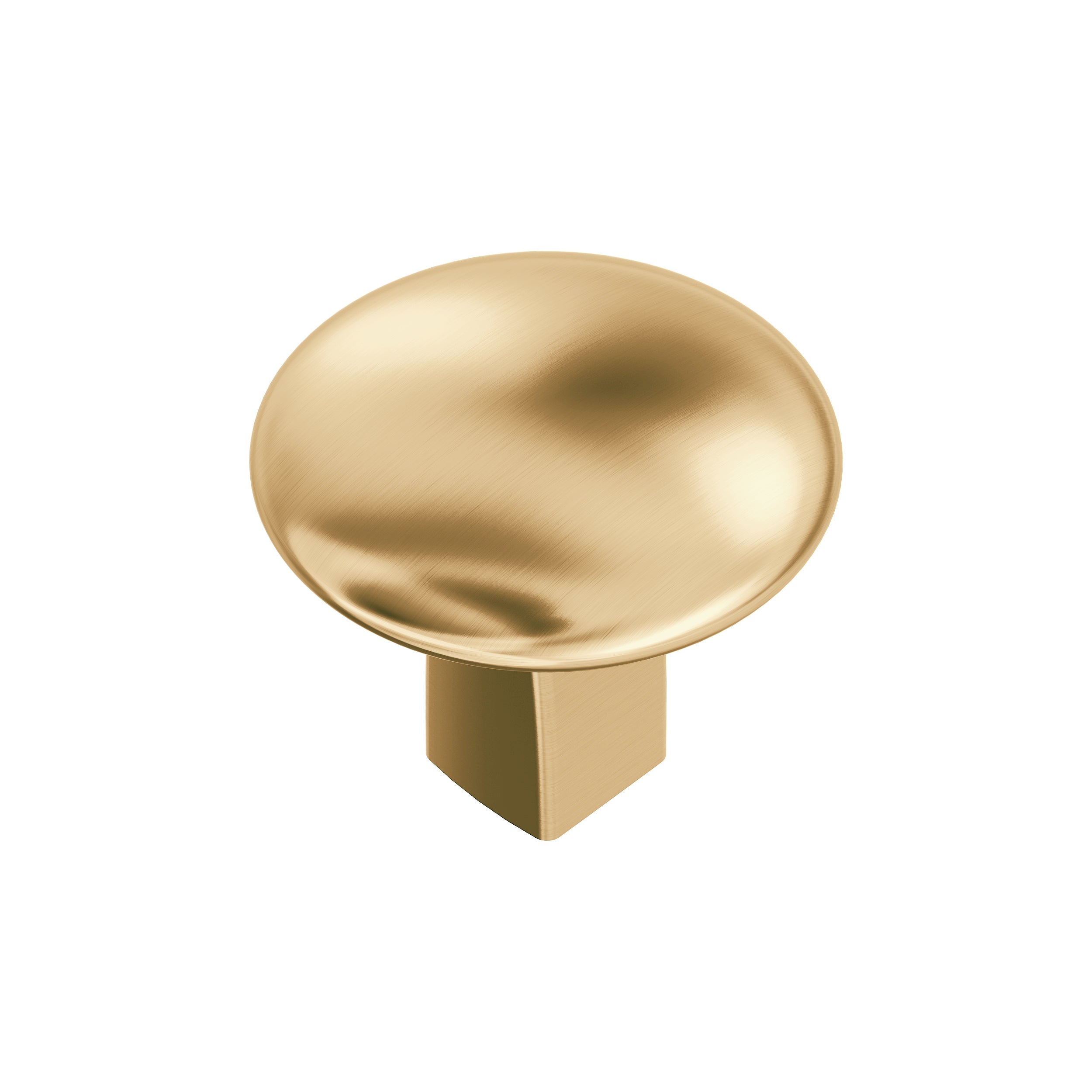 Riva 1-1/4 inch (32mm) Diameter Champagne Bronze Cabinet Knob