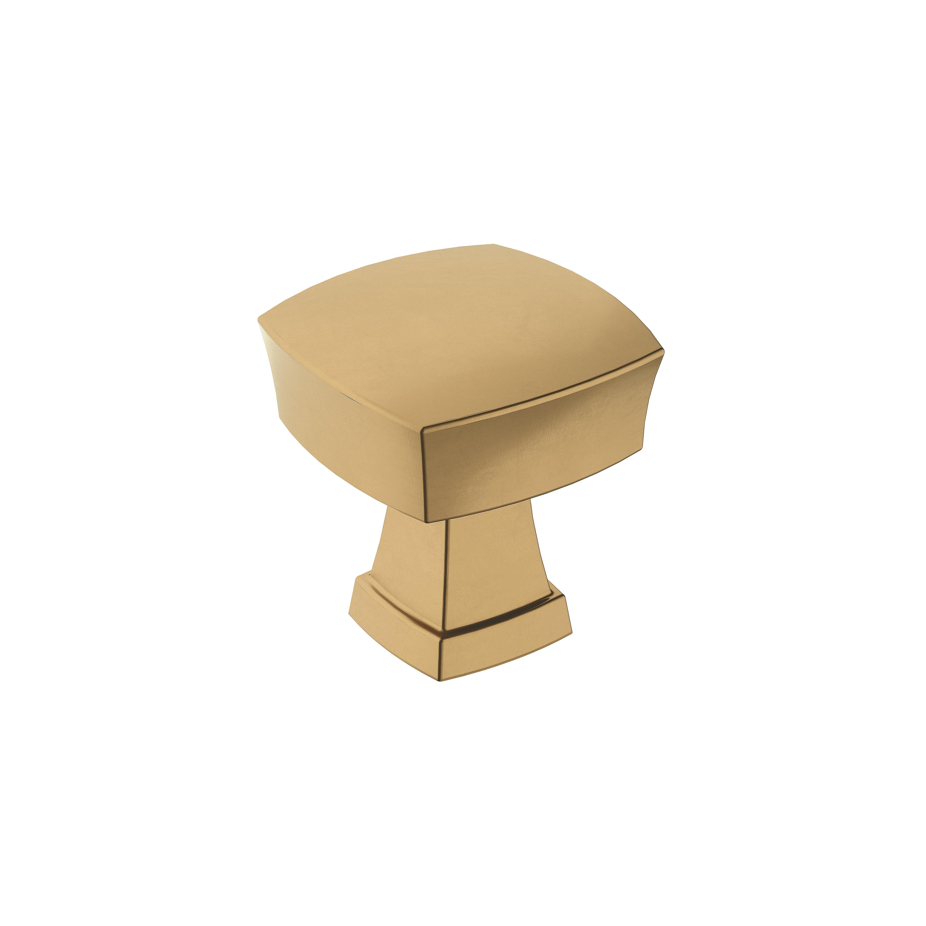 Stature 1-1/4 inch (32mm) Length Champagne Bronze Cabinet Knob