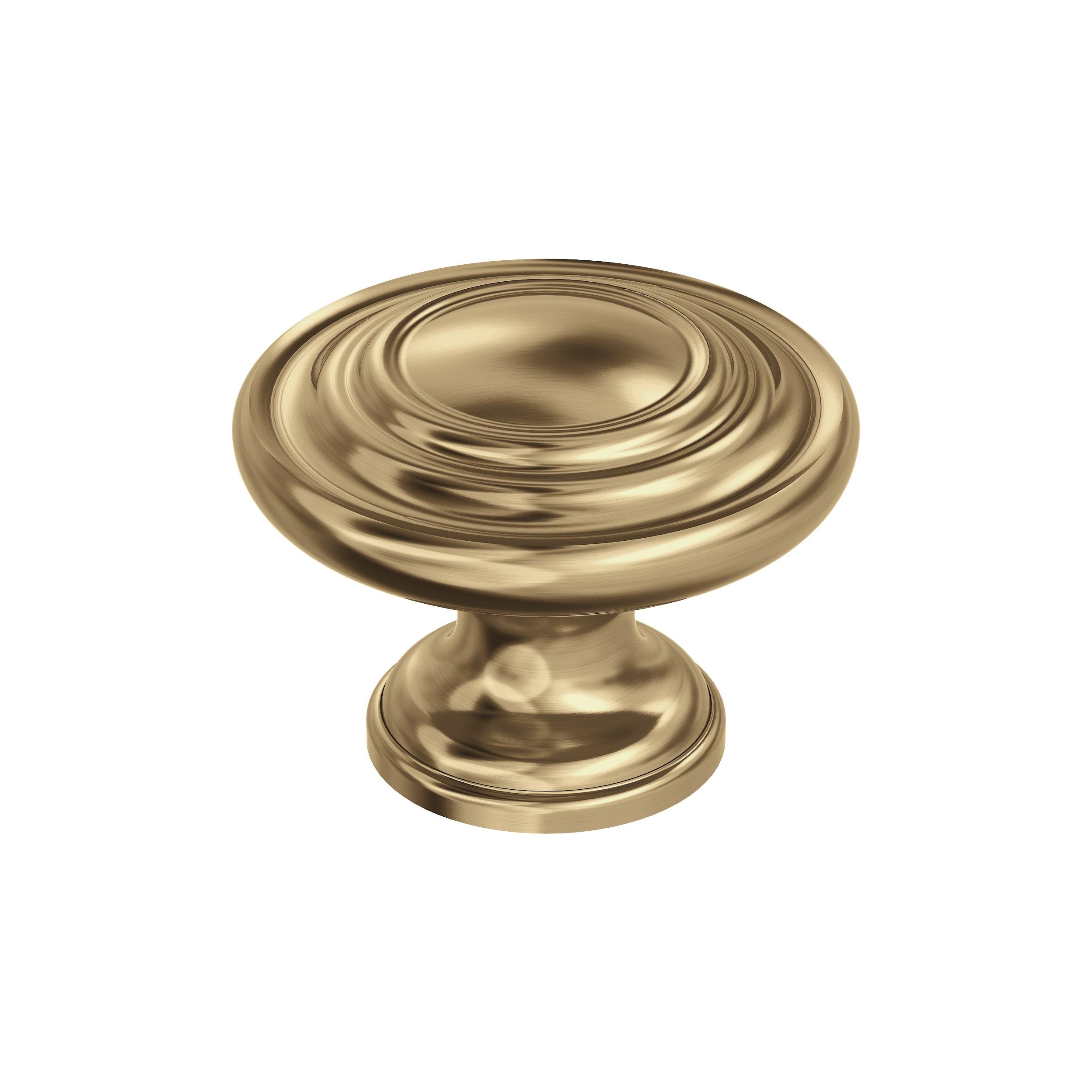 Inspirations 1-3/4 inch (44mm) Diameter Champagne Bronze Cabinet Knob
