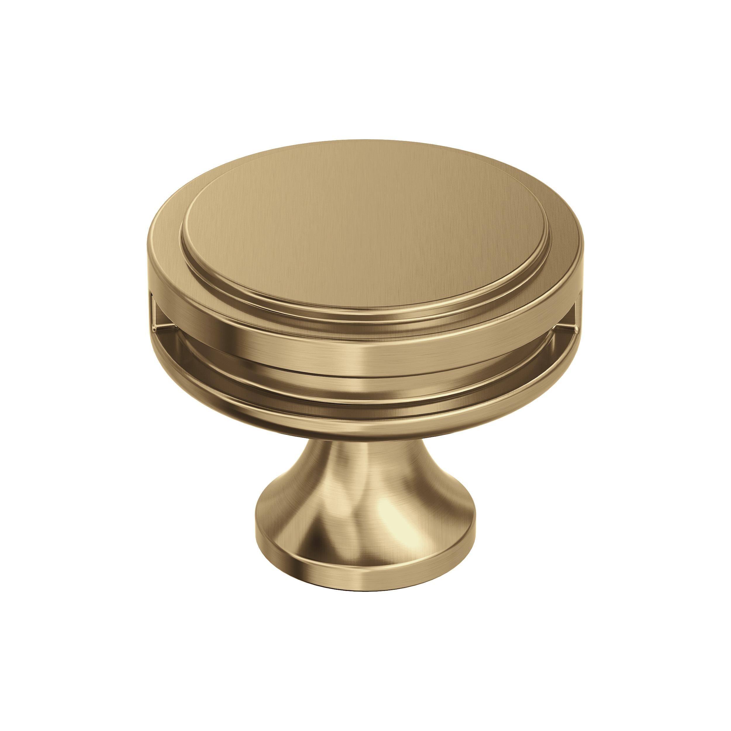 Oberon 1-3/8 inch (35mm) Diameter Champagne Bronze Cabinet Knob