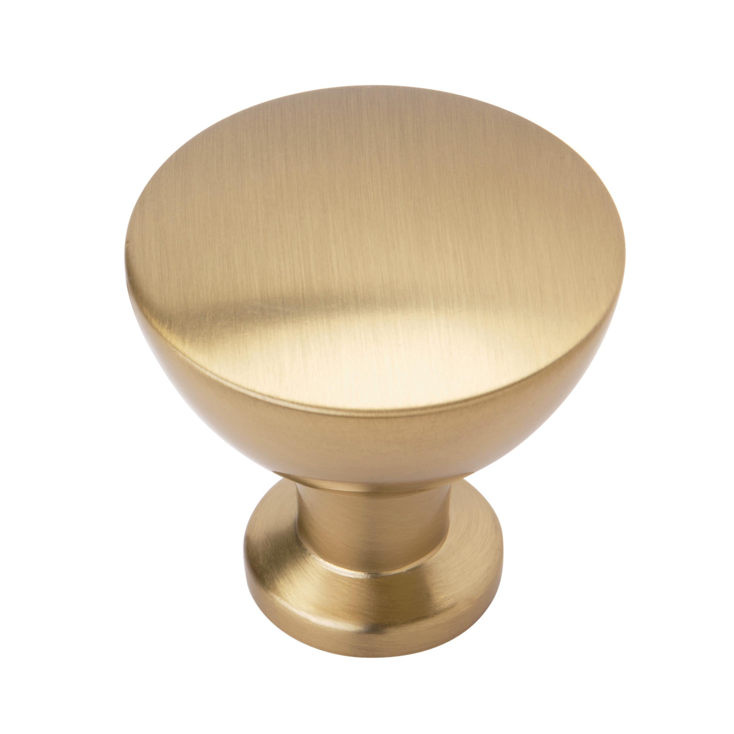 Grail 1-1/4 inch (32mm) Diameter Champagne Bronze Cabinet Knob