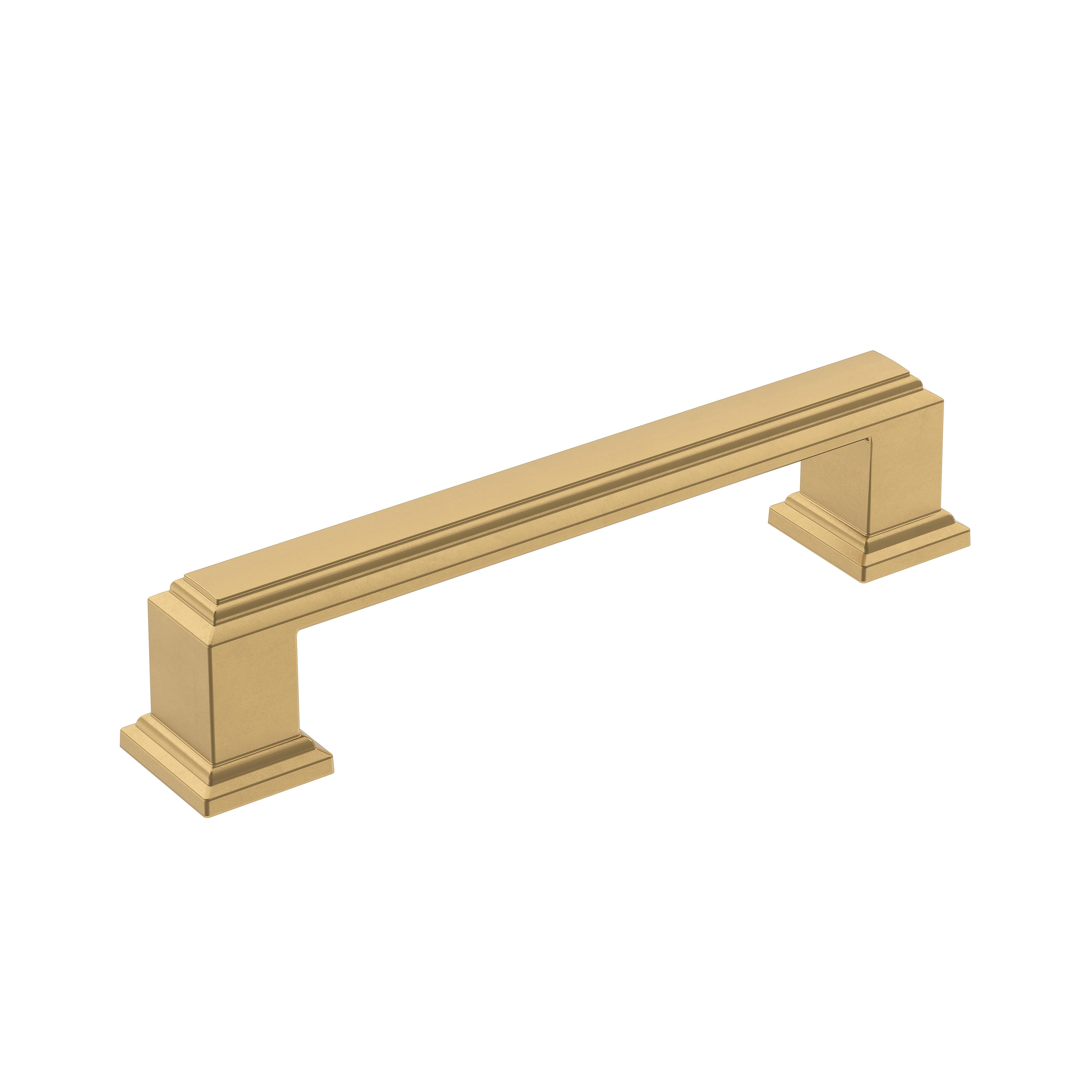 Appoint 3-3/4 inch (96mm) Center-to-Center Champagne Bronze Cabinet Pull