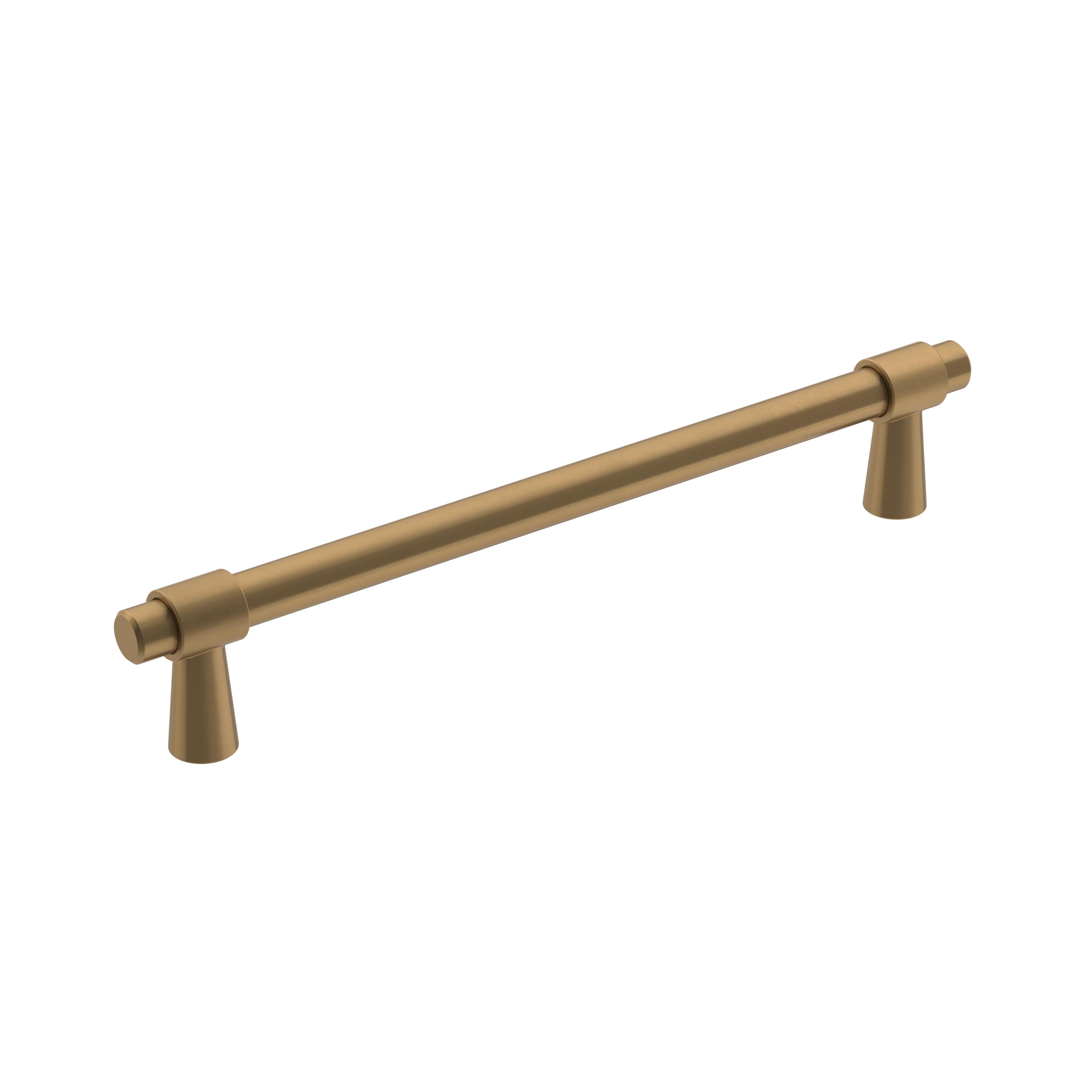 Destine 6-5/16 inch (160mm) Center-to-Center Champagne Bronze Cabinet Pull