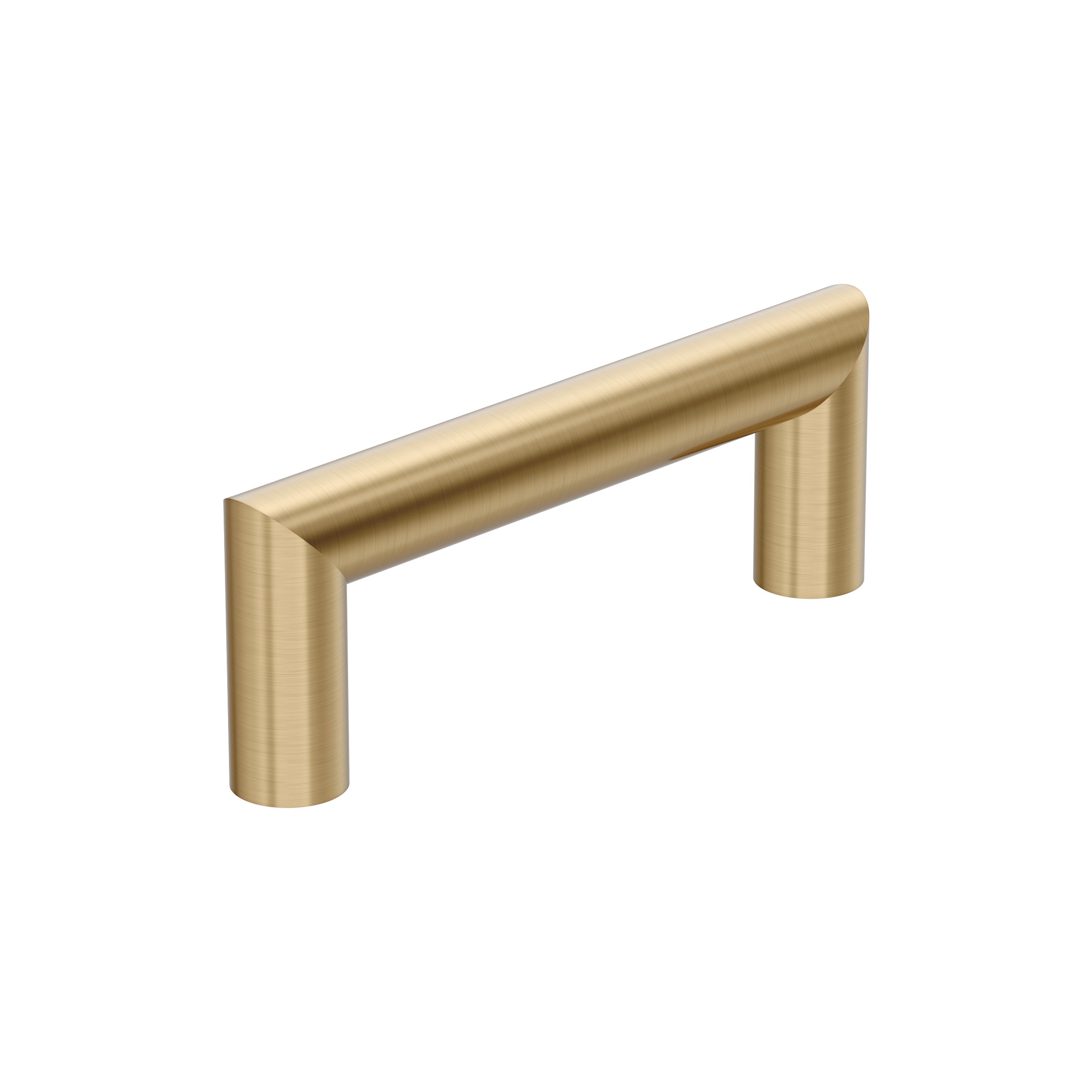 Revolve 3 inch (76mm) Center-to-Center Champagne Bronze Cabinet Pull