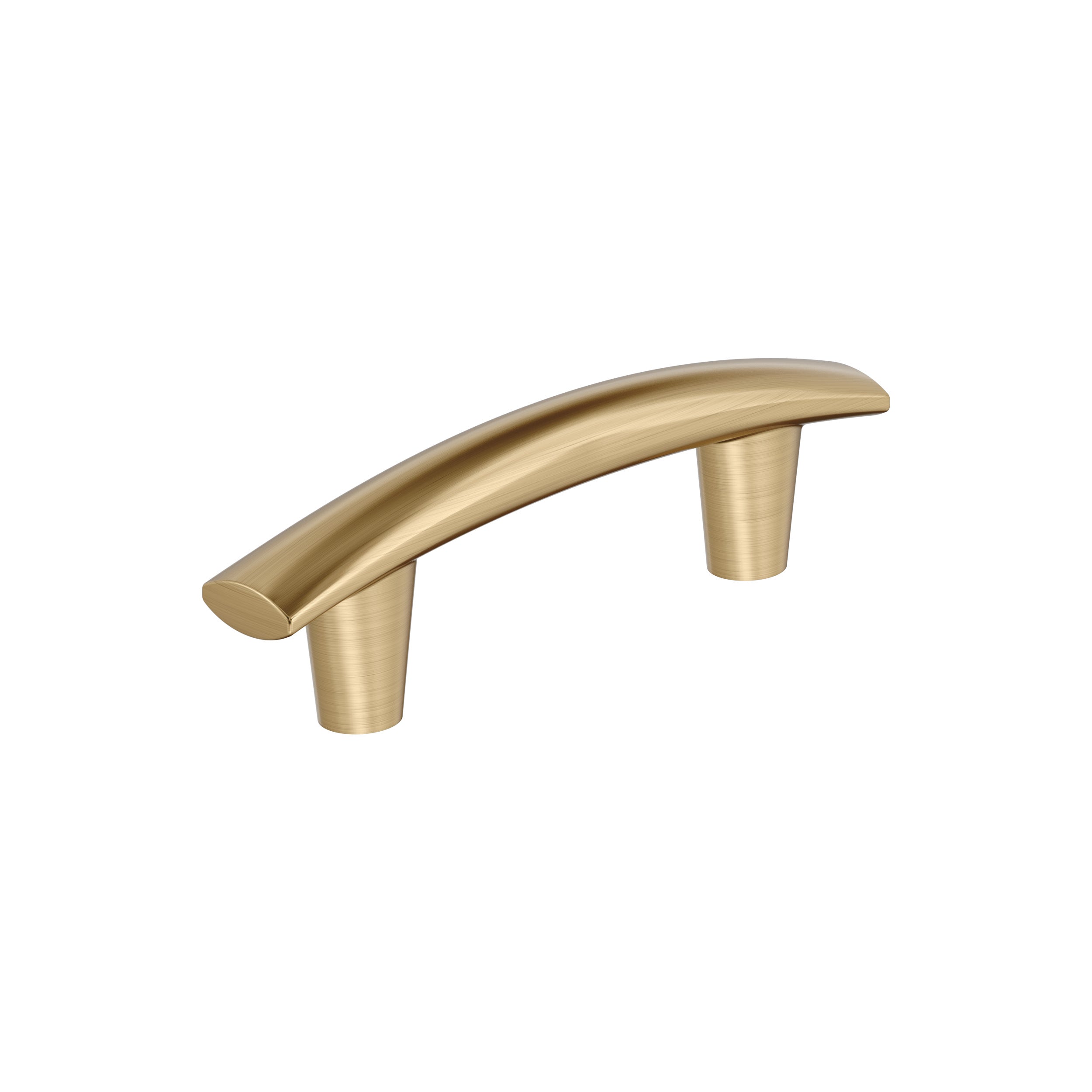Willow 3 inch (76mm) Center-to-Center Champagne Bronze Cabinet Pull