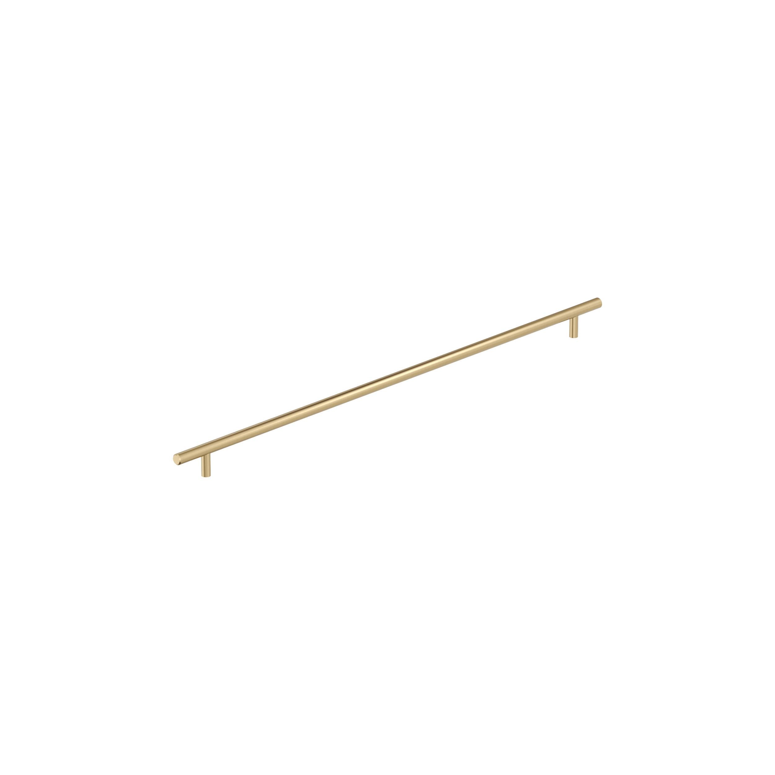 Bar Pulls 21-7/16 inch (544mm) Center-to-Center Champagne Bronze Cabinet Pull