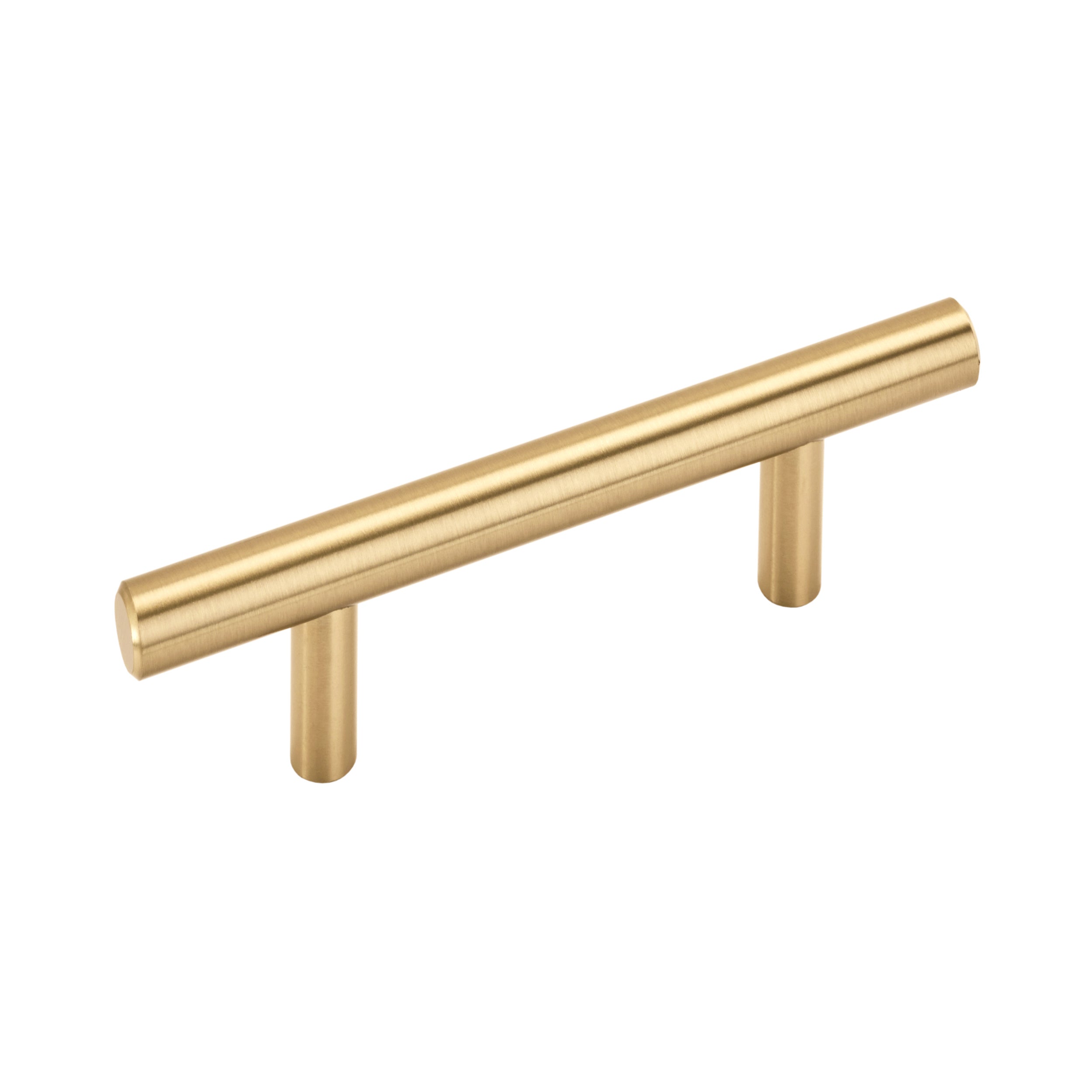 Bar Pulls 3 inch (76mm) Center-to-Center Champagne Bronze Cabinet Pull