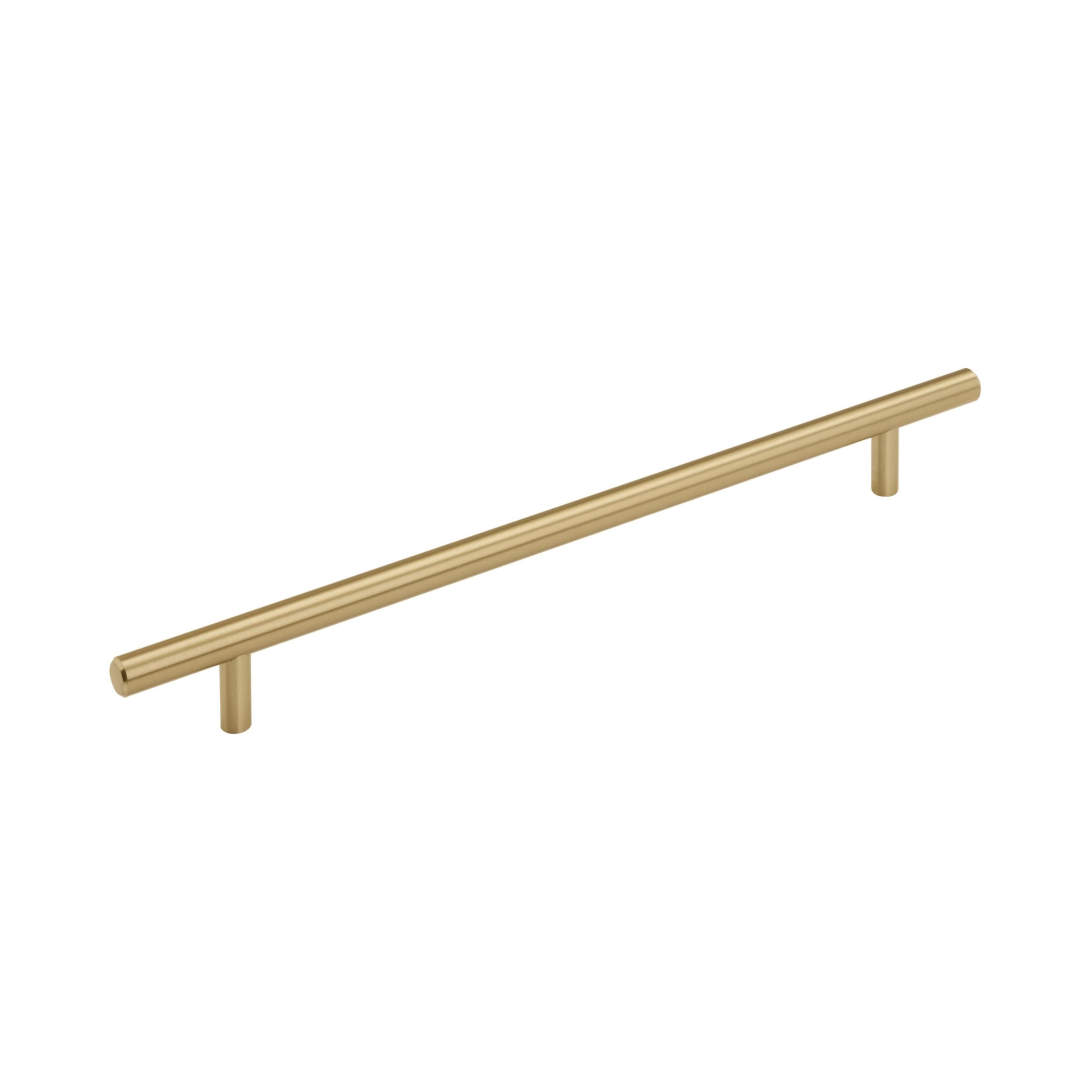 Bar Pulls 10-1/16 inch (256mm) Center-to-Center Champagne Bronze Cabinet Pull