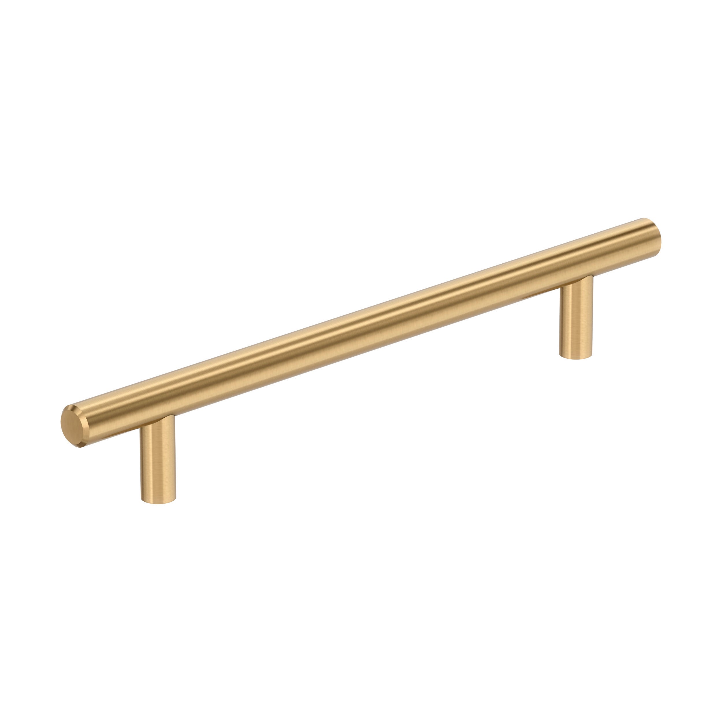 Bar Pulls 6-5/16 inch (160mm) Center-to-Center Champagne Bronze Cabinet Pull