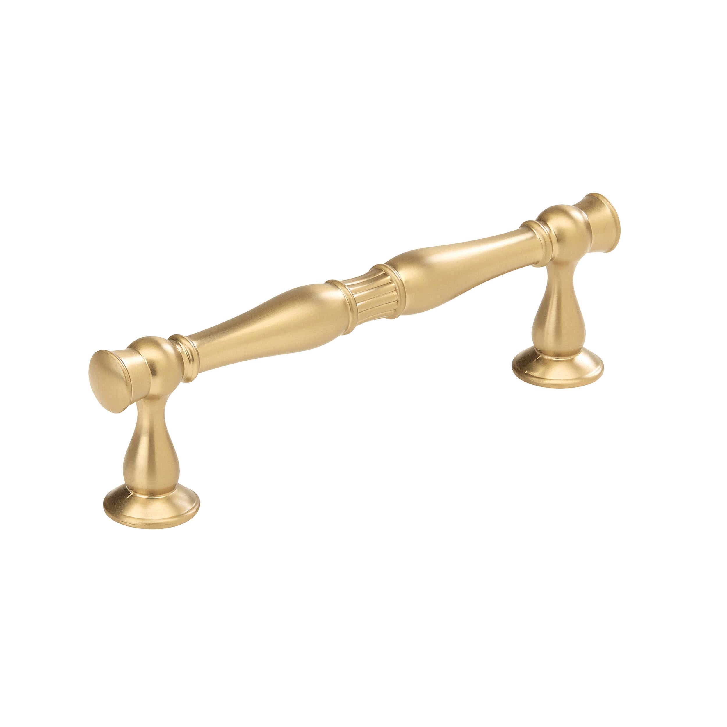 Crawford 3-3/4 inch (96mm) Center-to-Center Champagne Bronze Cabinet Pull