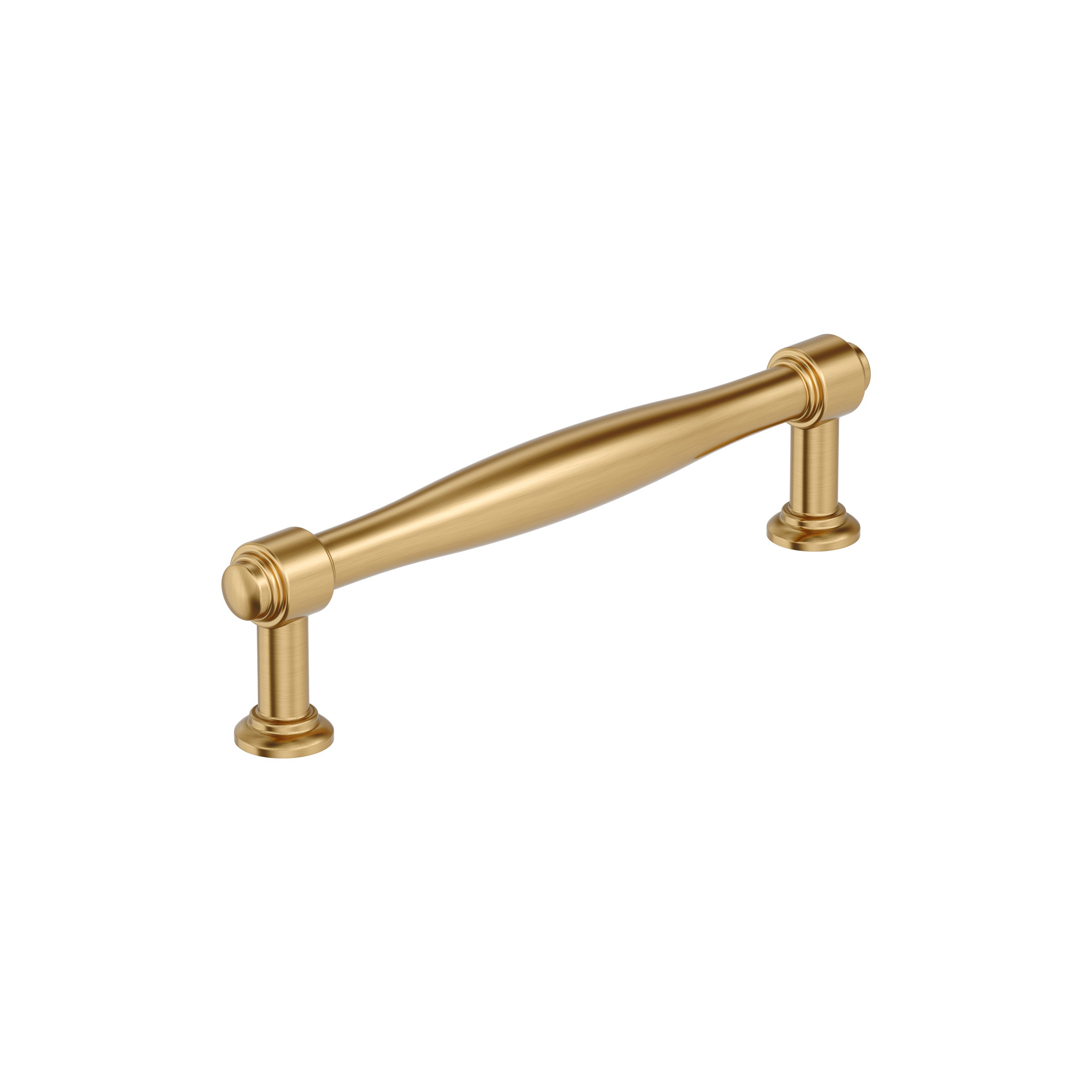 Enlivity 5-1/16 inch (128mm) Center-to-Center Champagne Bronze Cabinet Pull